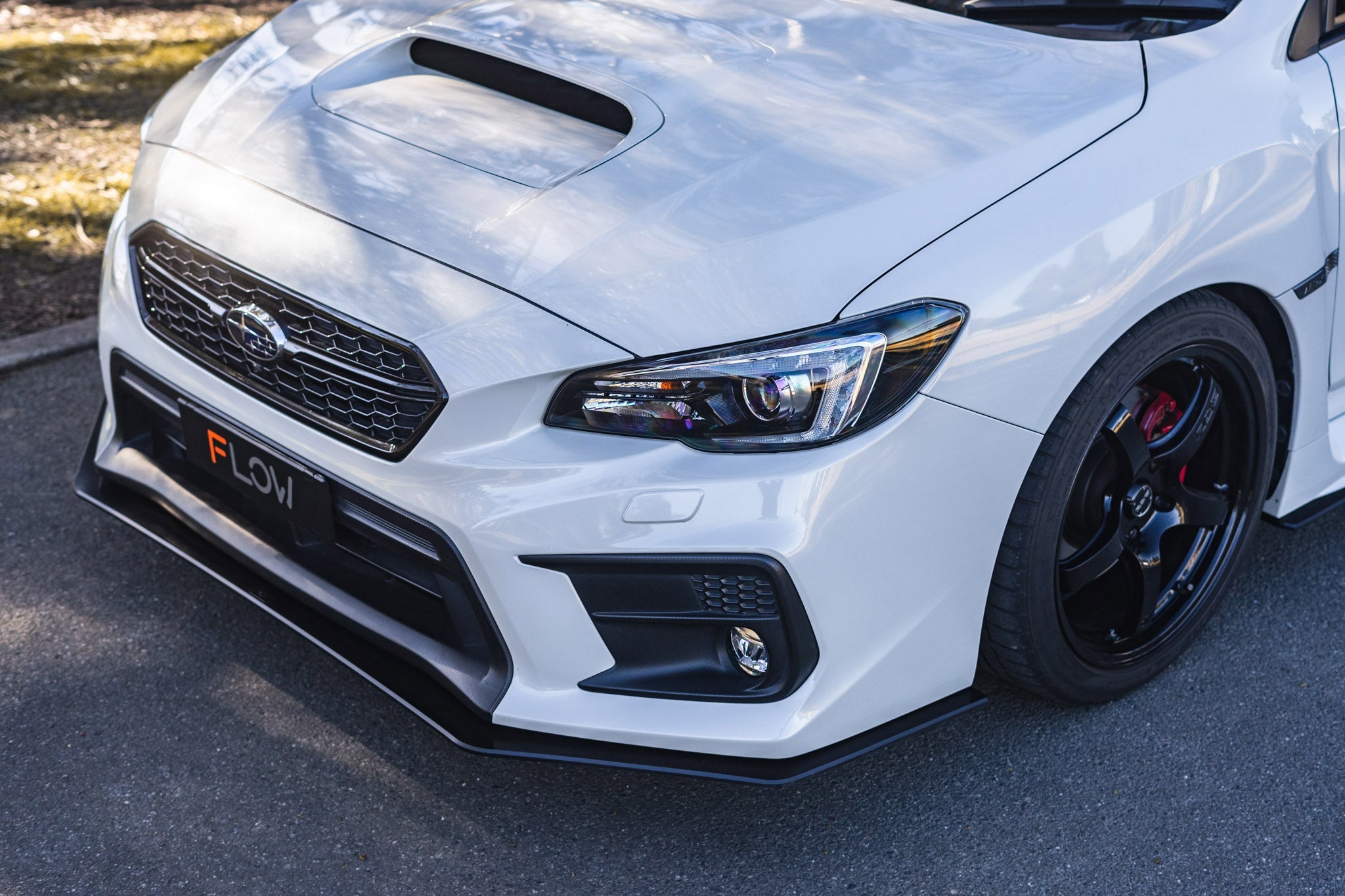 Flow Designs VA WRX & STI Front Lip Splitter - iilumolab