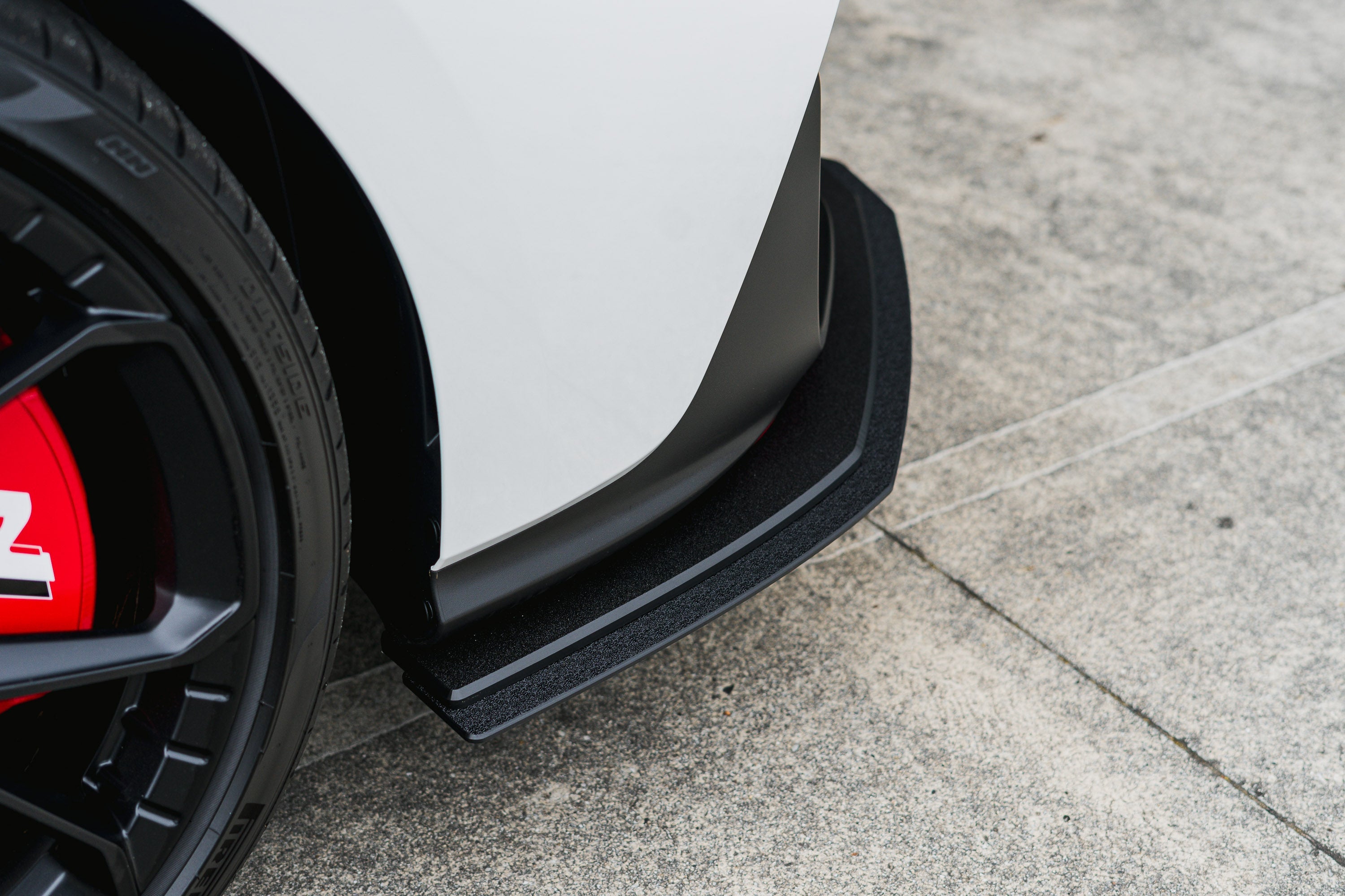 Flow Designs i30N Hatch PDE V6 FL2 2025+ Front Lip Splitter Extensions (Pair) - iilumolab
