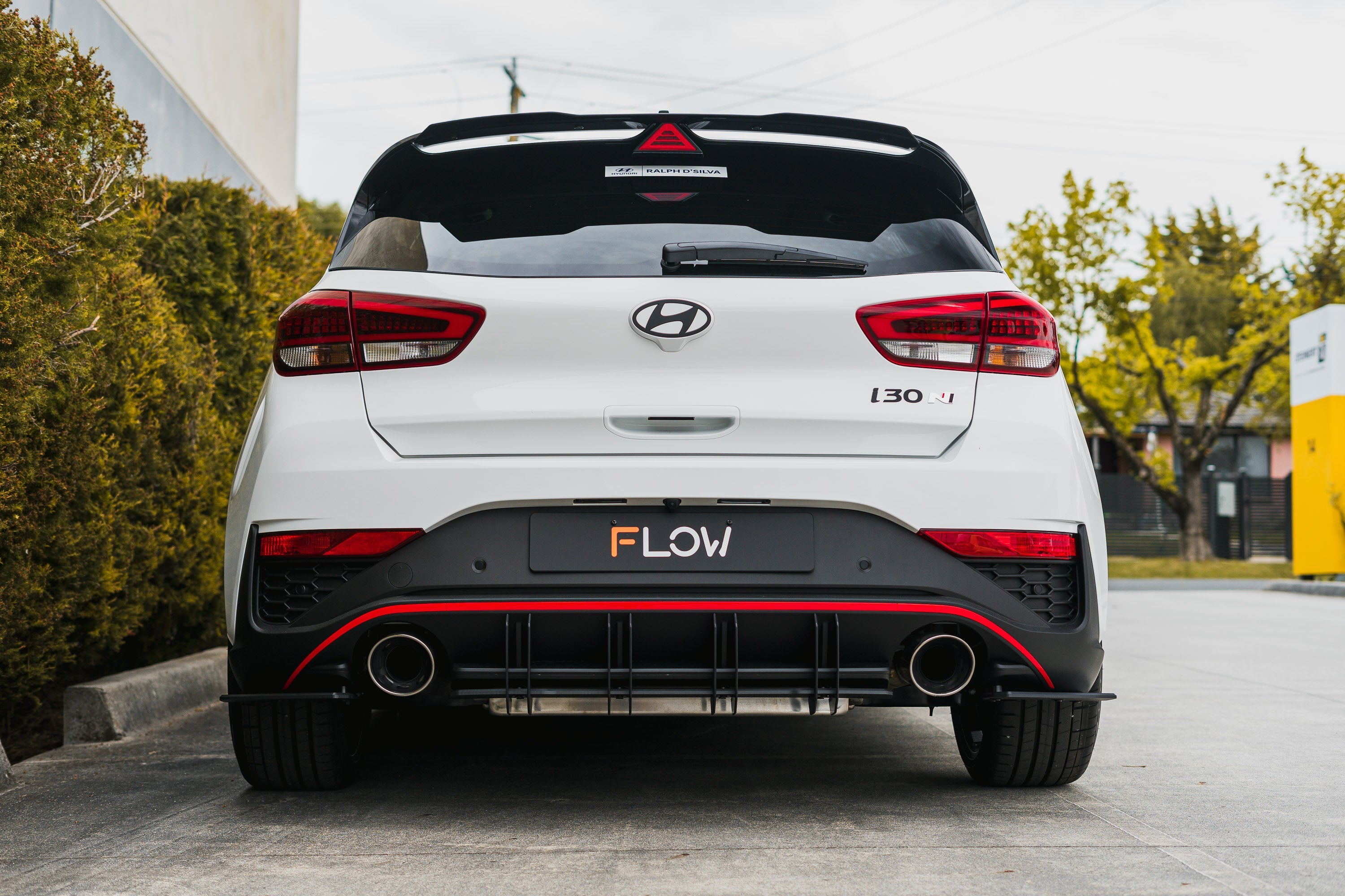 Flow Designs i30N Hatch PDE V6 FL2 2025+ Flow-Lock Rear Diffuser - iilumolab