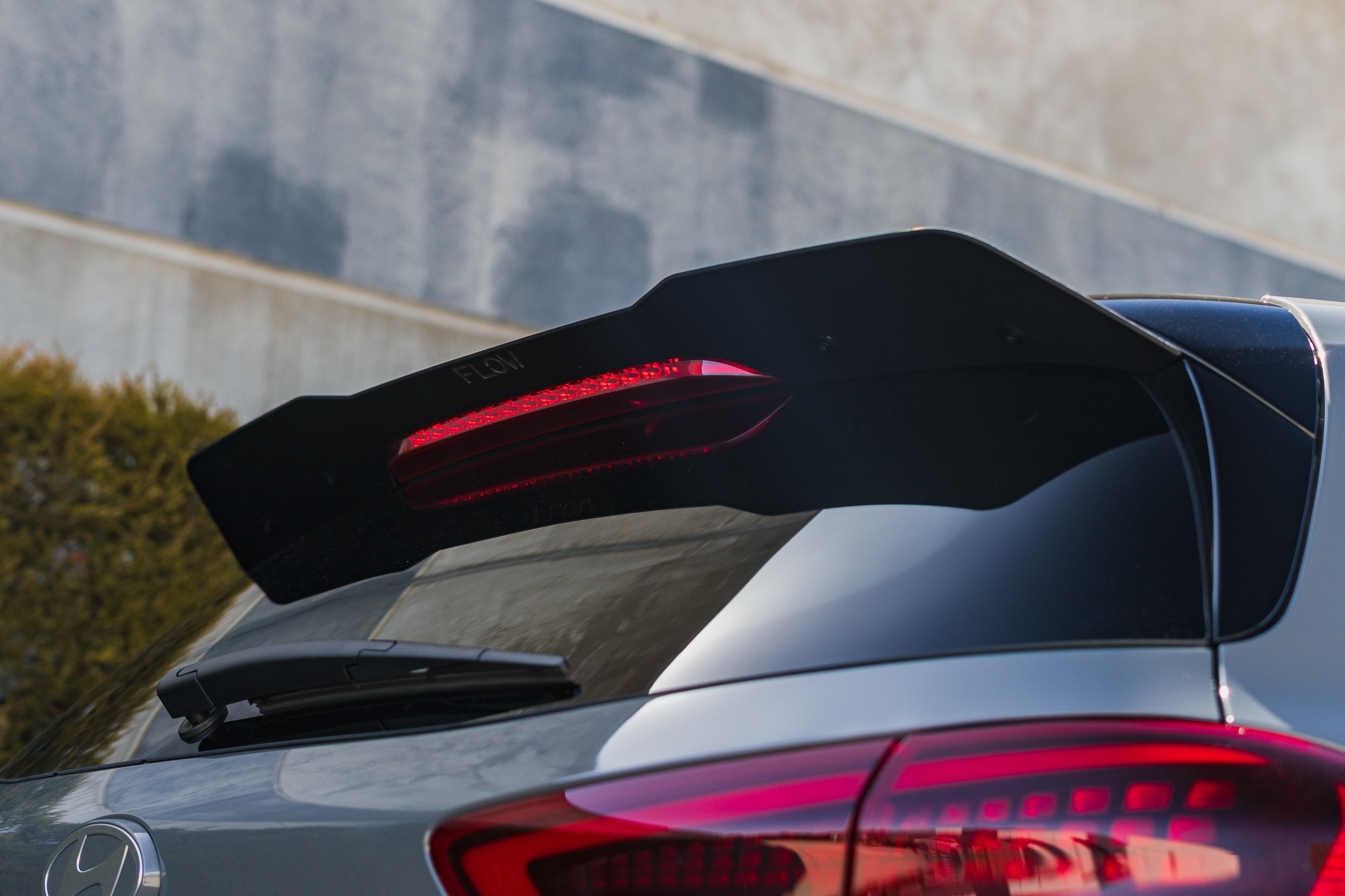 Flow Designs i30N-Line Hatch PDe.V6 FL 2024+ Rear Spoiler Extension - iilumolab