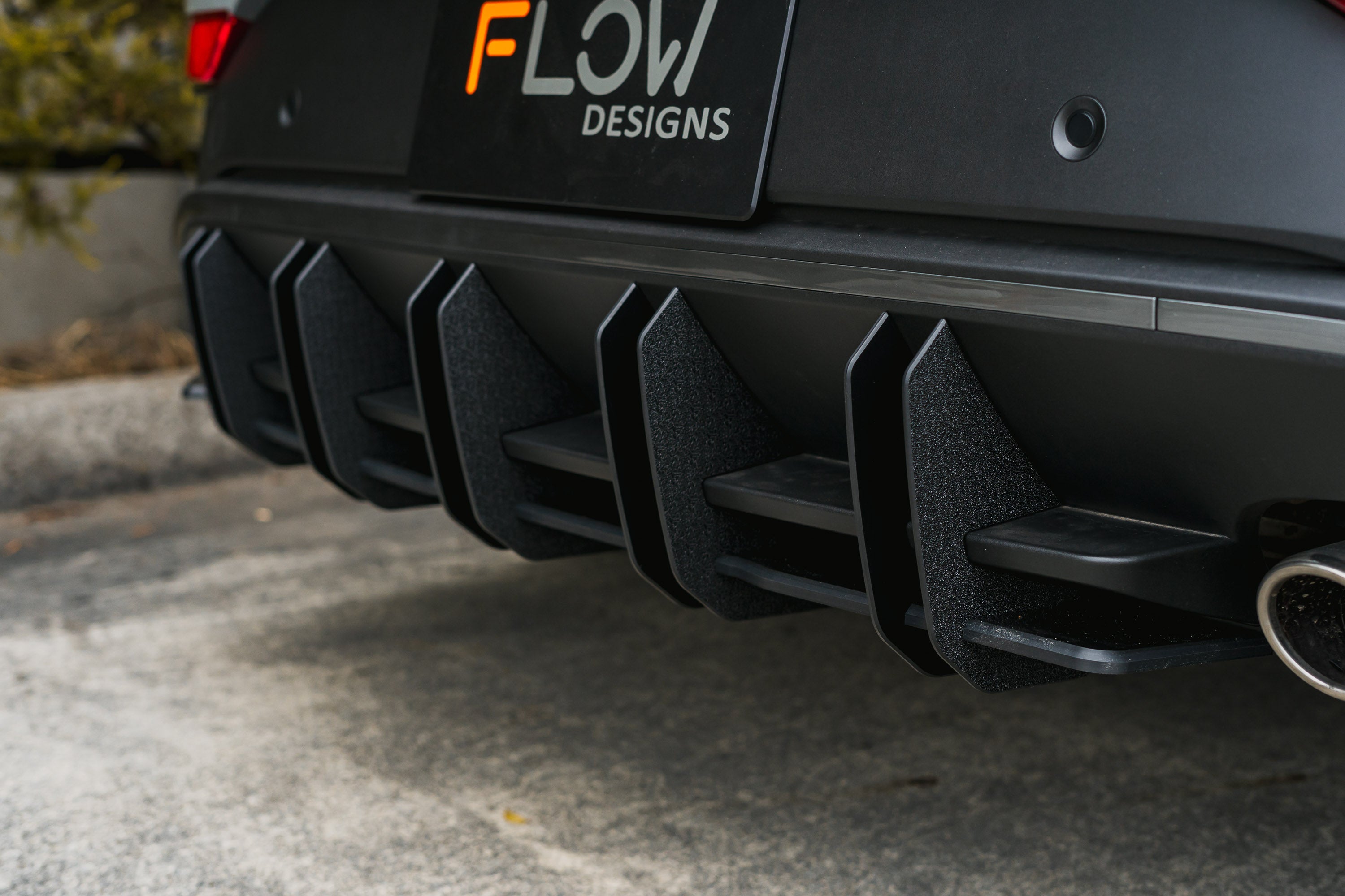 Flow Designs i30N-Line Hatch PDe.V6 FLÂ 2024+ Flow-Lock Rear Diffuser - iilumolab