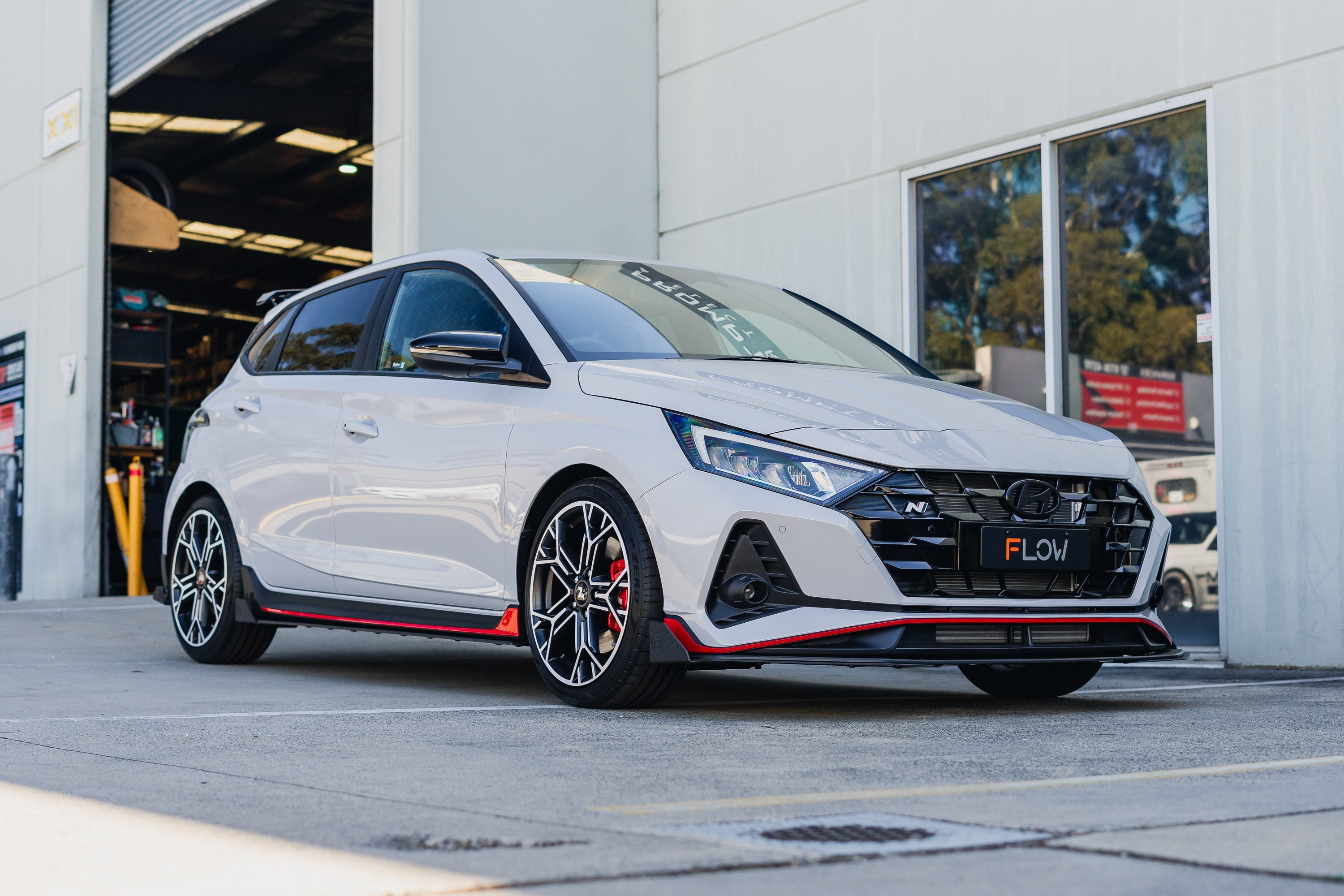 Flow Designs i20 N BC3 Facelift - Front Lip Splitter Winglets (Pair) - iilumolab