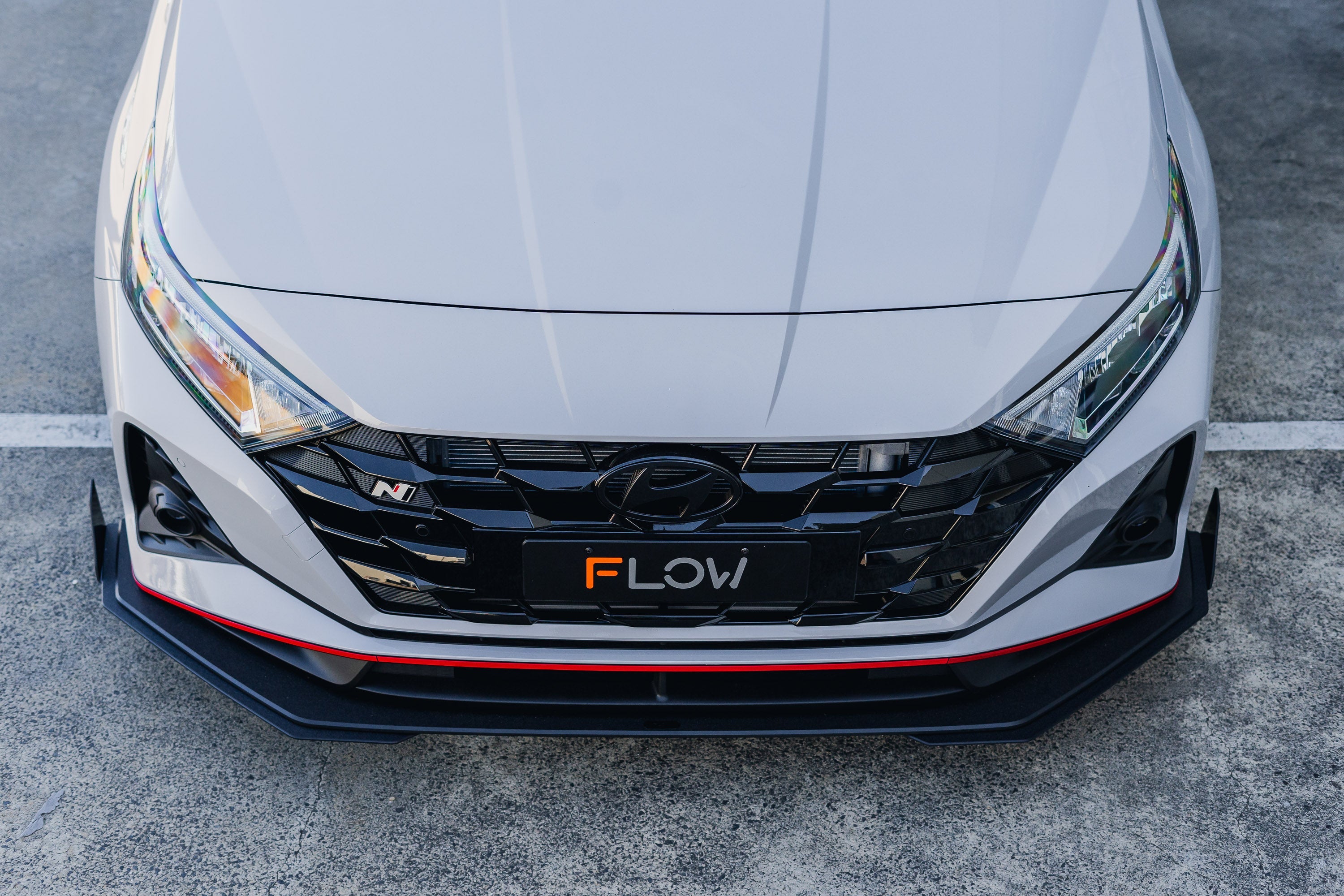 Flow Designs i20 N BC3 Facelift - Front Lip Splitter Extensions (Pair) - iilumolab