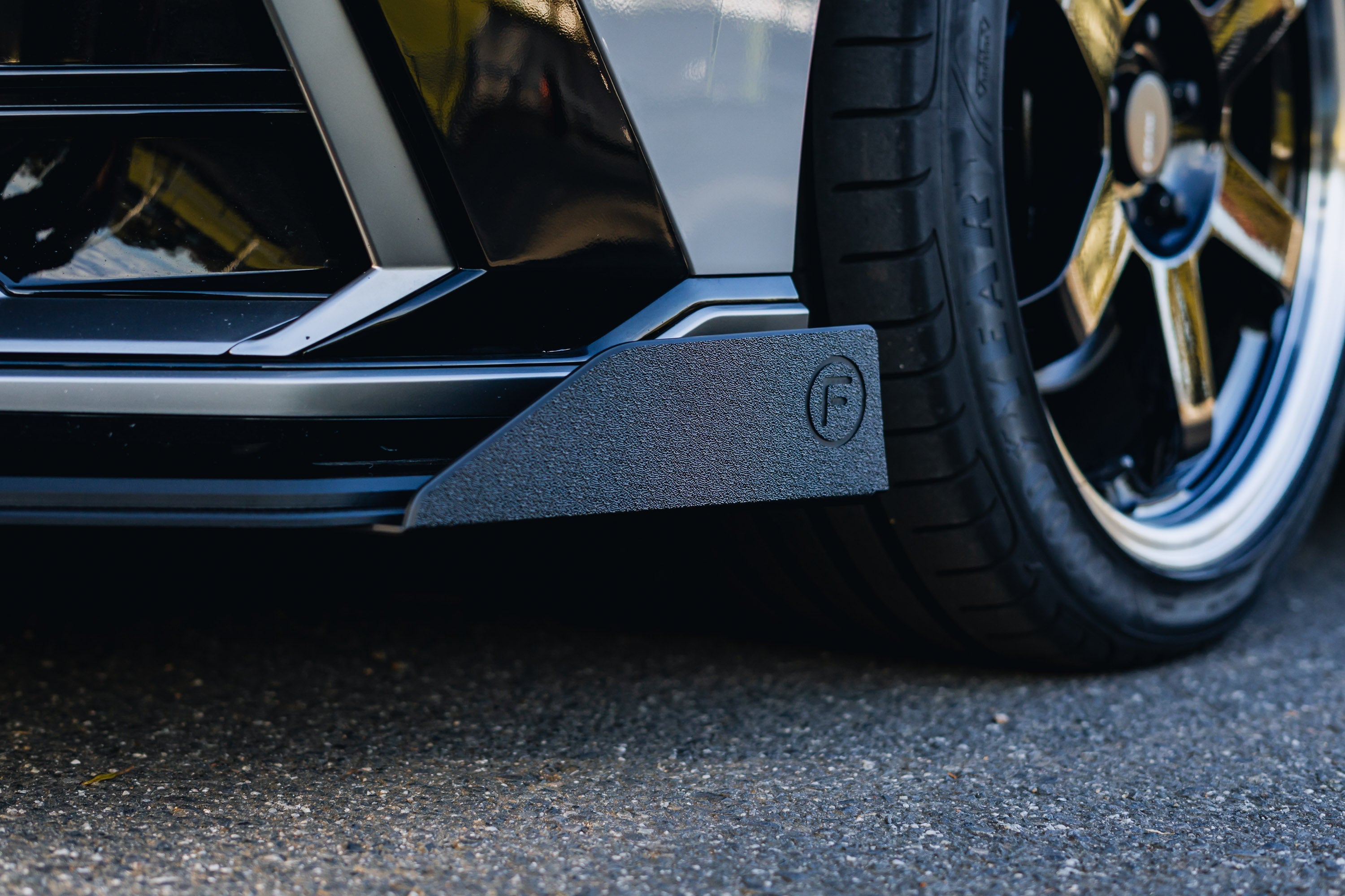 Flow Designs Hyundai CN7 V2 i30 N-Line Sedan FL 2025 Front Lip Splitter Winglets (Pair) - iilumolab