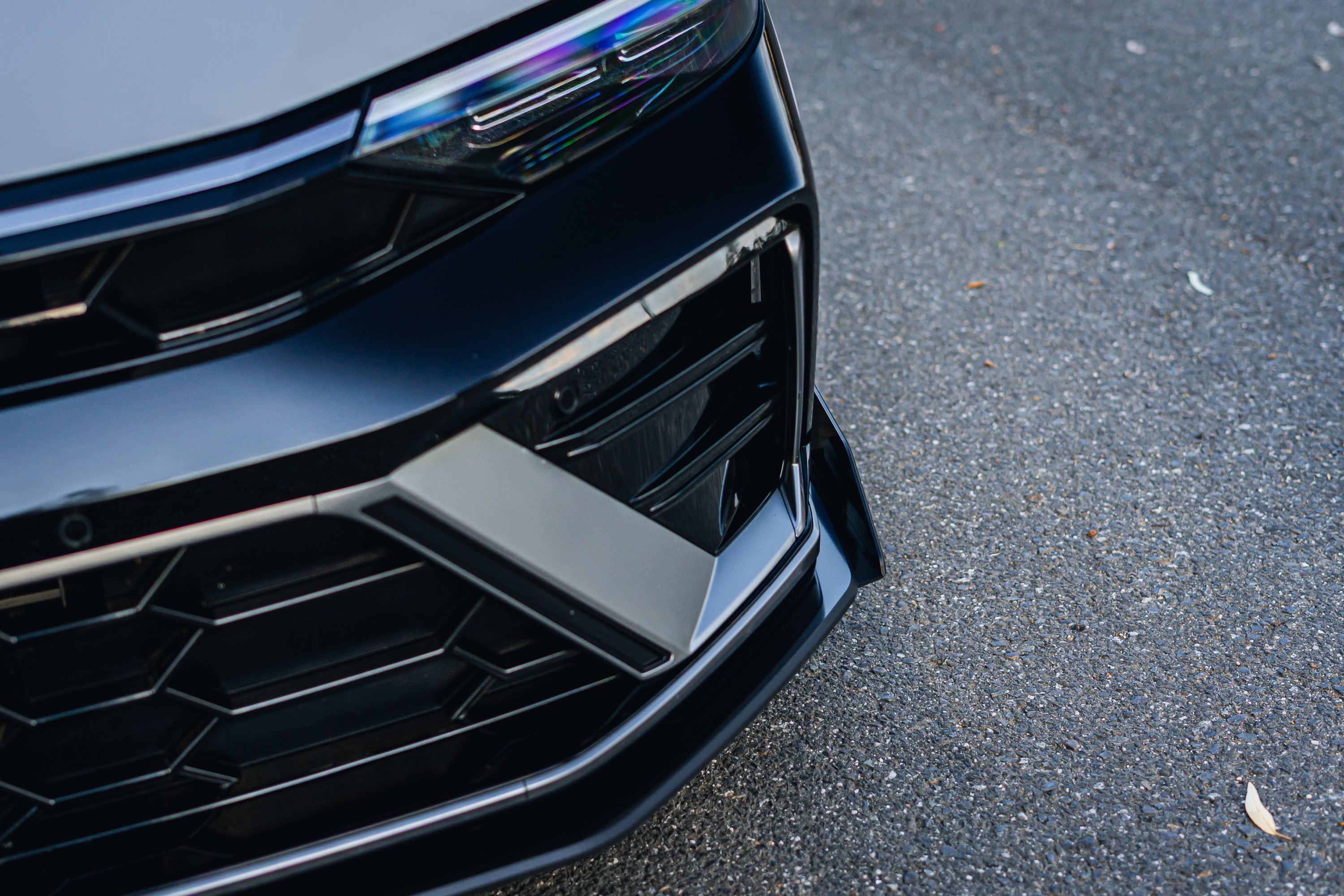 Flow Designs Hyundai CN7 V2 i30 N-Line Sedan FL 2025 Front Lip Splitter Winglets (Pair) - iilumolab