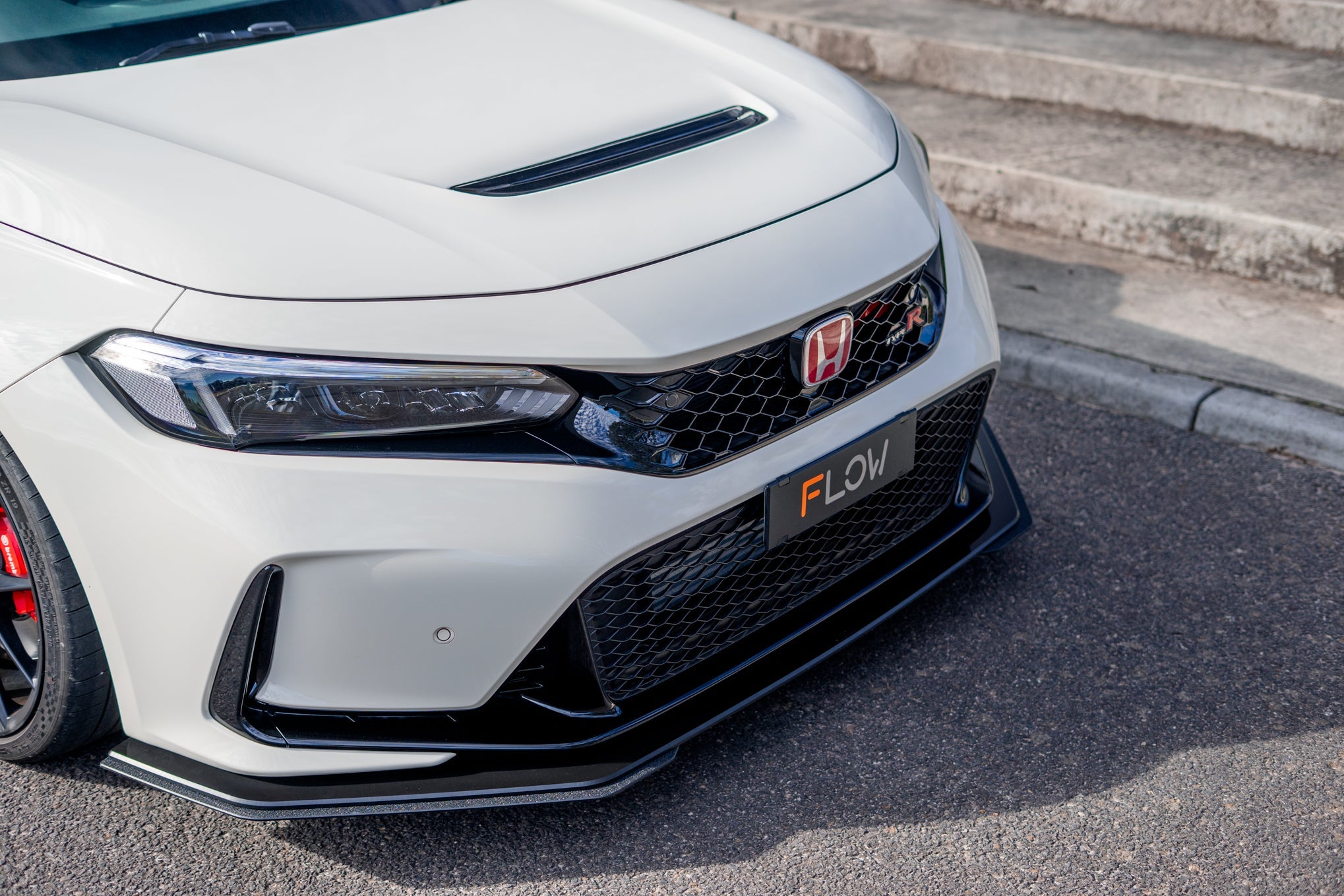 Flow Designs FL5 Civic Type R Front Lip Splitter Extensions (Pair) - iilumolab