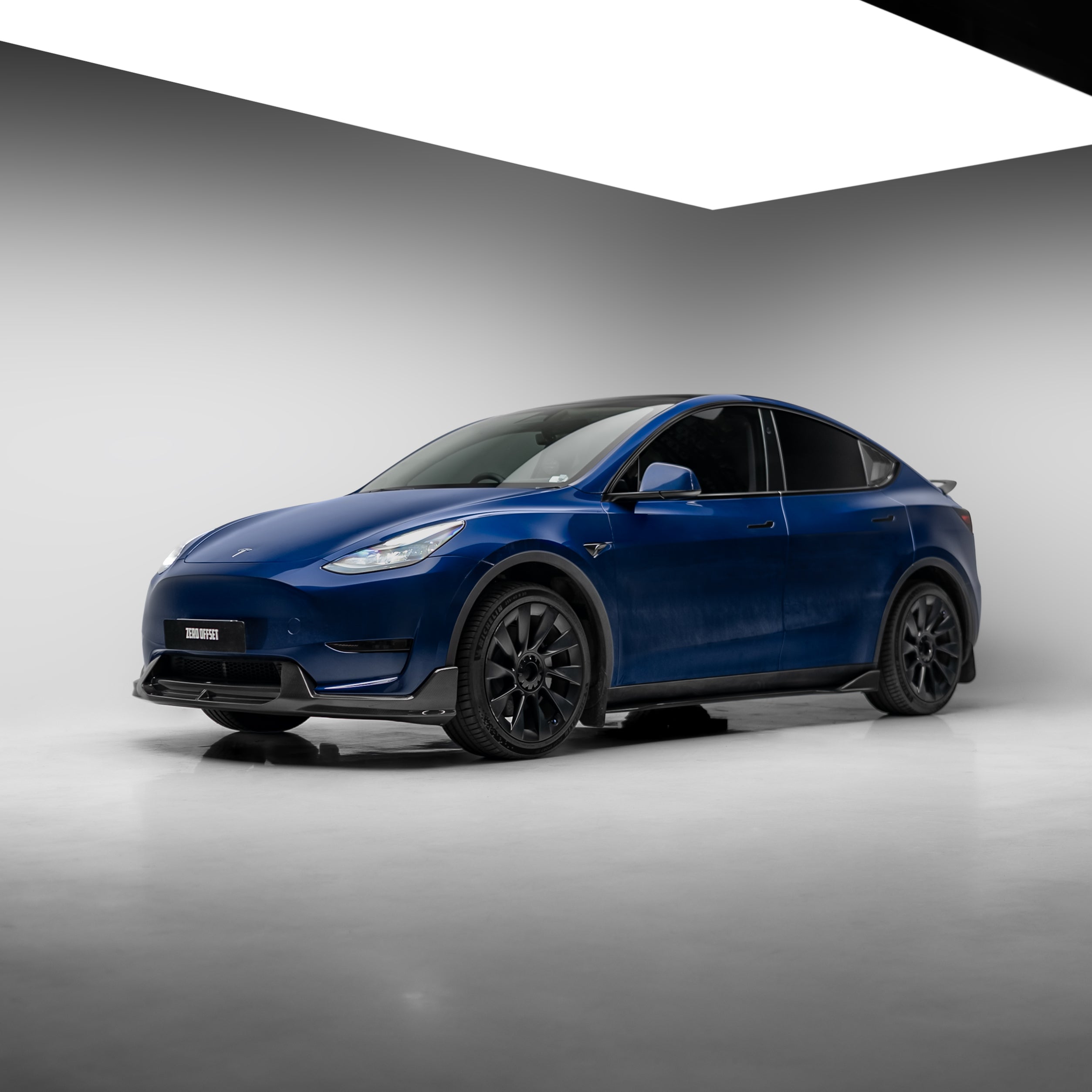 Tesla Model Y V2 Carbon Fiber Front Lip 2022-2024