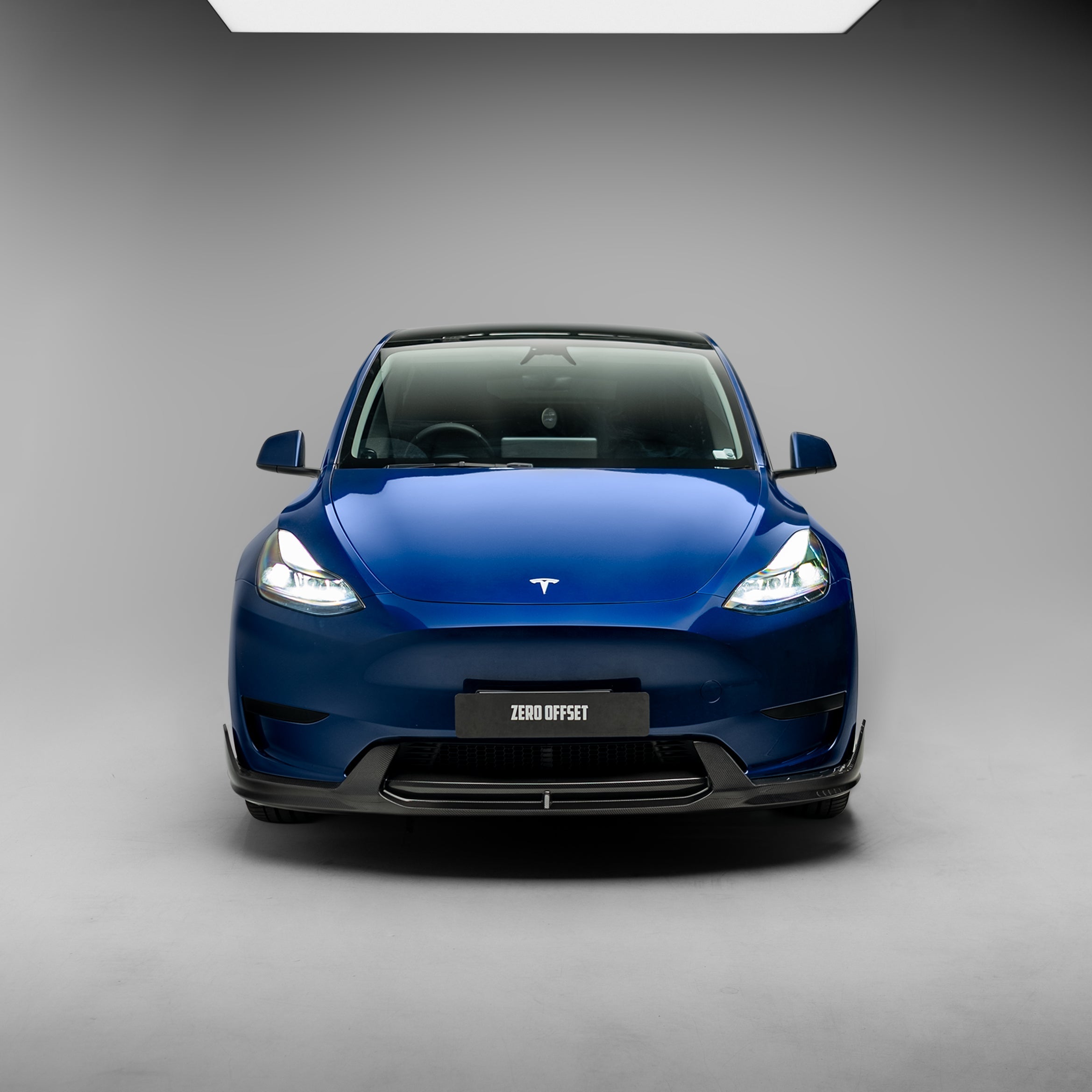 Tesla Model Y V2 Carbon Fiber Front Lip 2022-2024