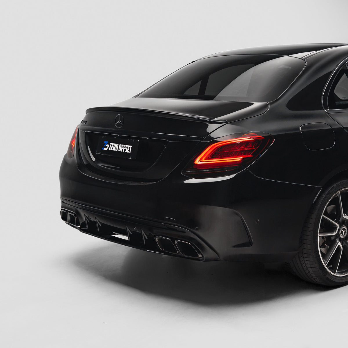 OEM Style Pre Pregged Dry Carbon Fiber Spoiler for Mercedes-Benz C Class W205 Sedan 2021+ - iilumolab