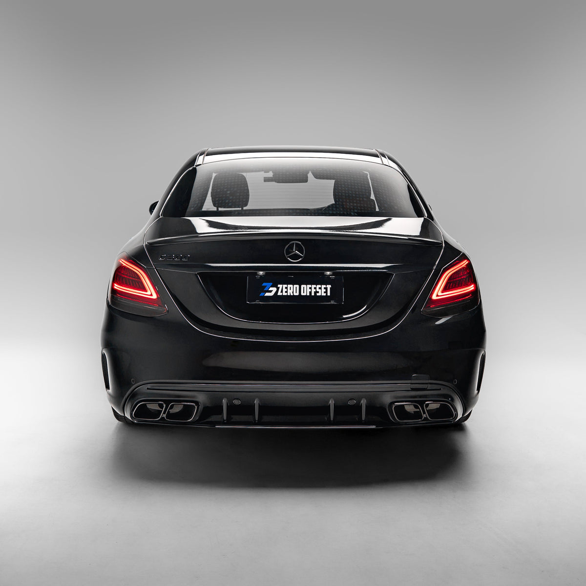 OEM Style Pre Pregged Dry Carbon Fiber Spoiler for Mercedes-Benz C Class W205 Sedan 2021+ - iilumolab