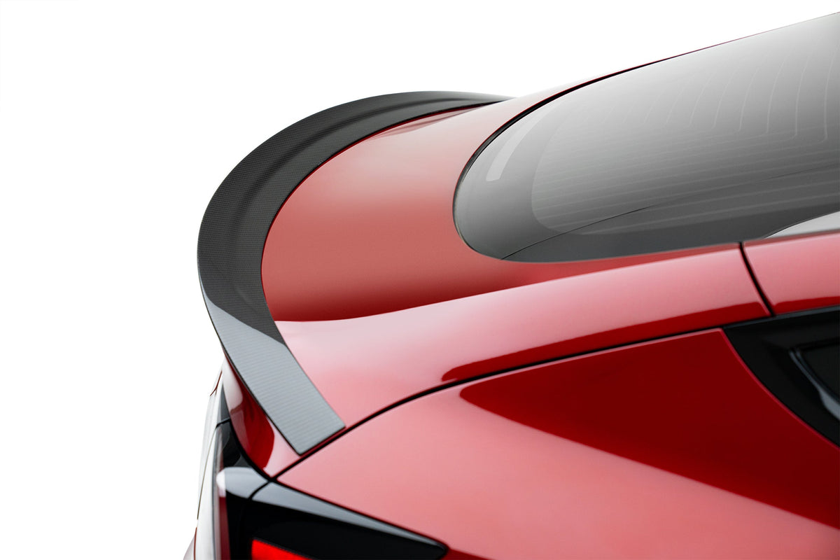 Tesla Model 3 Dry Carbon Fiber Spoiler V1 2019+