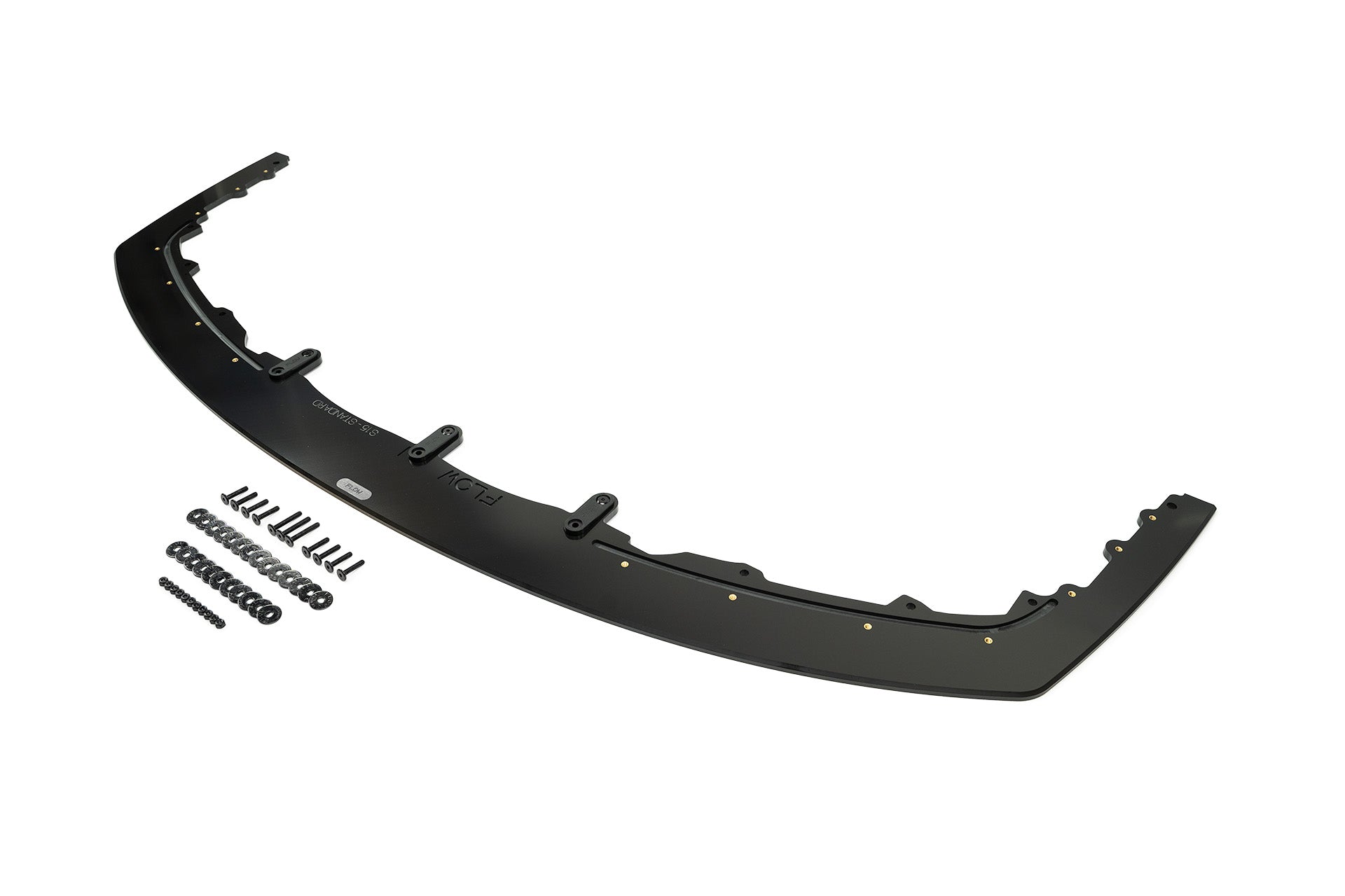Flow Designs DEMO STOCK - S15 / 200SX Front Lip Splitter (For Standard Front Bar) - GLOSS BLACK - iilumolab