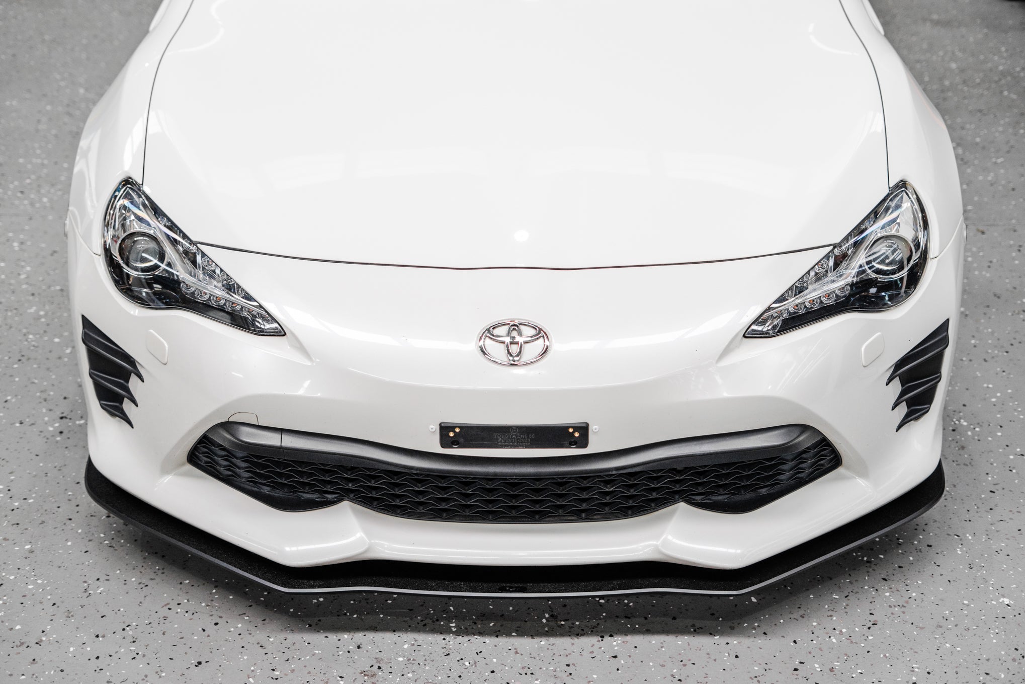 Flow Designs Toyota 86 (Facelift) Front Lip Splitter V1 (Without Support Rods) - iilumolab