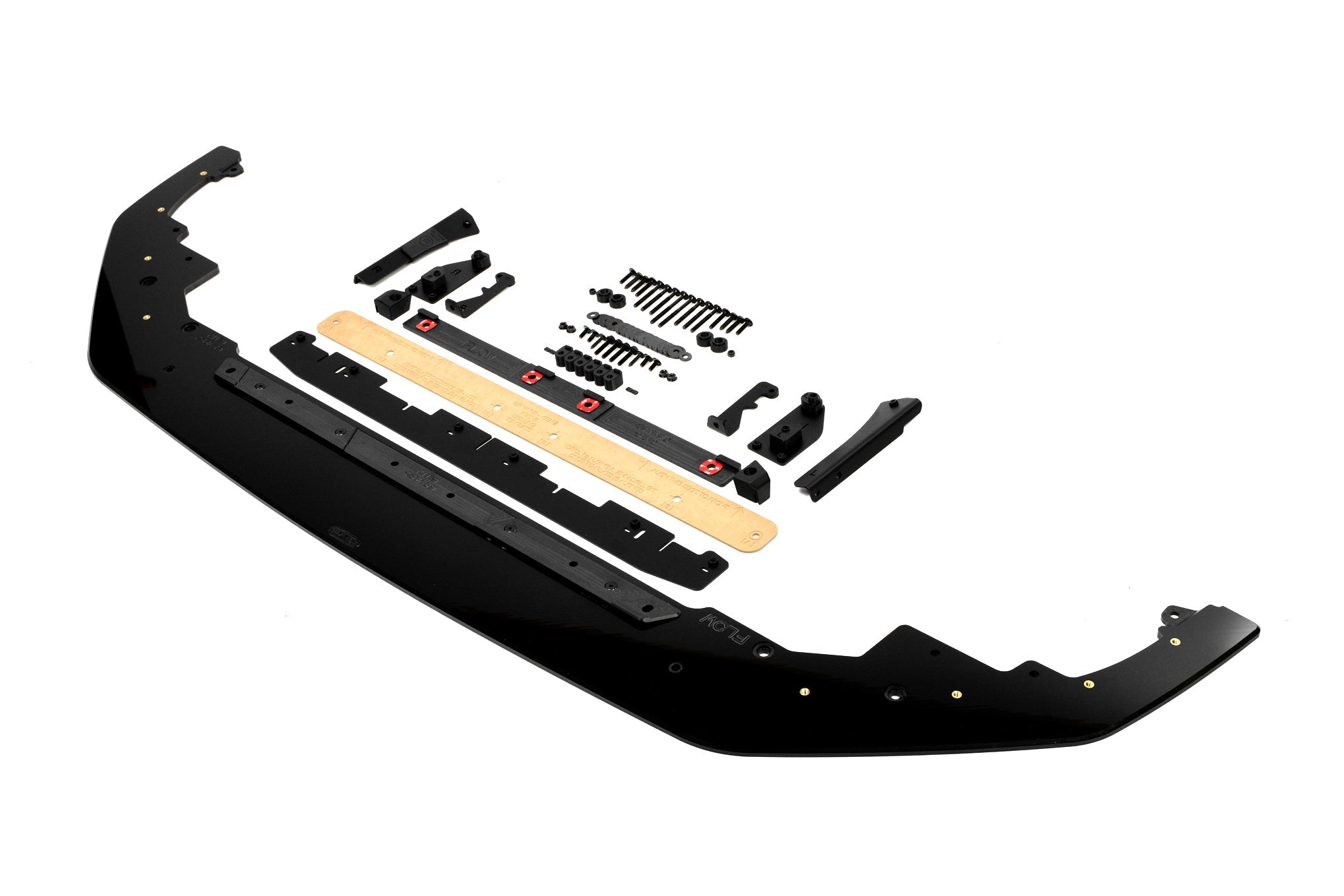 Flow Designs Toyota Yaris GR Gen2 2025 Chassis Mounted Front Lip Splitter & Bumper Reinforcement Plate - iilumolab