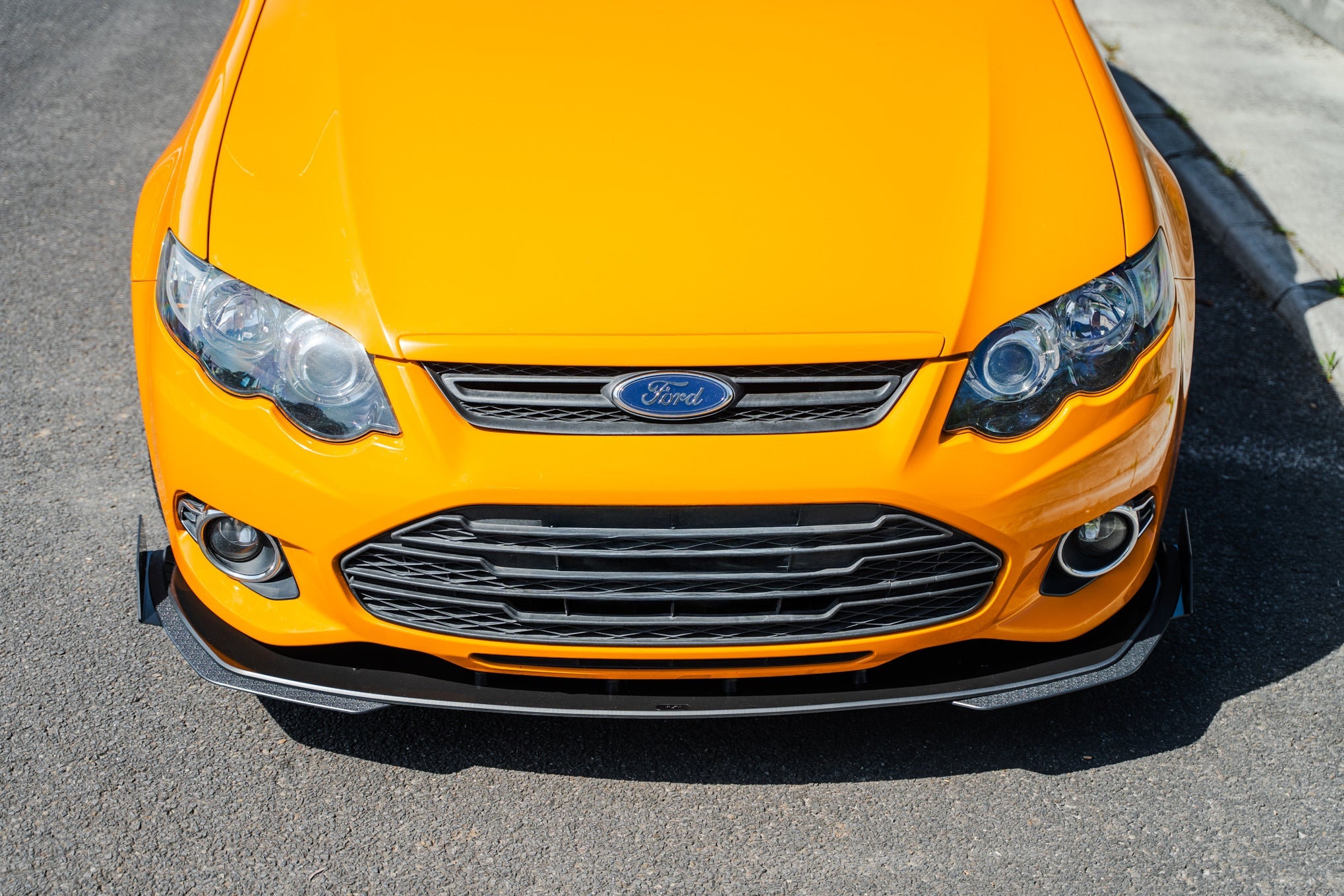 Flow Designs Ford Falcon FG MK2 Front Lip Splitter - iilumolab