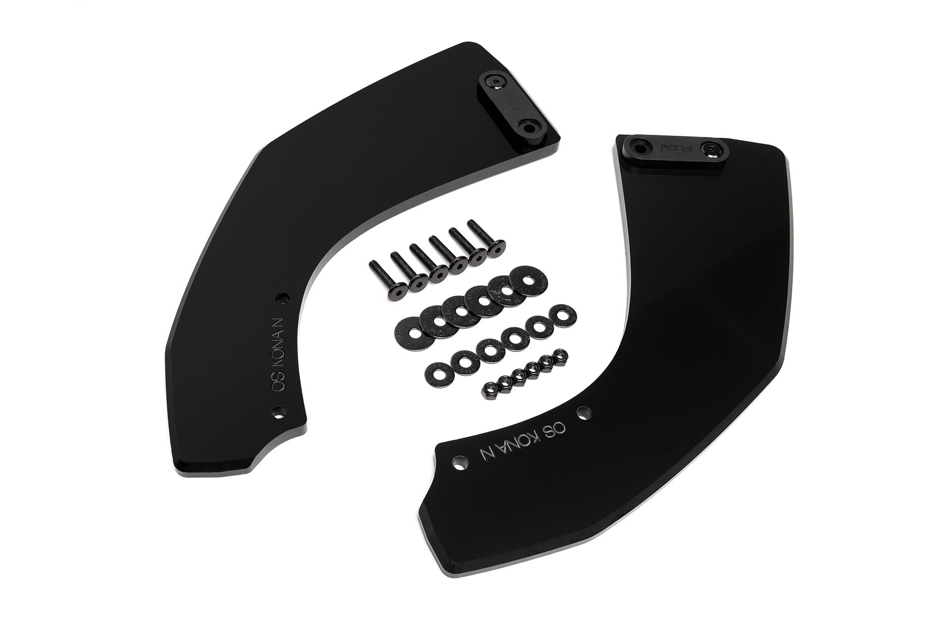 Flow Designs DEMO STOCK - Kona N Rear Spats (Pair) - GLOSS BLACK - iilumolab