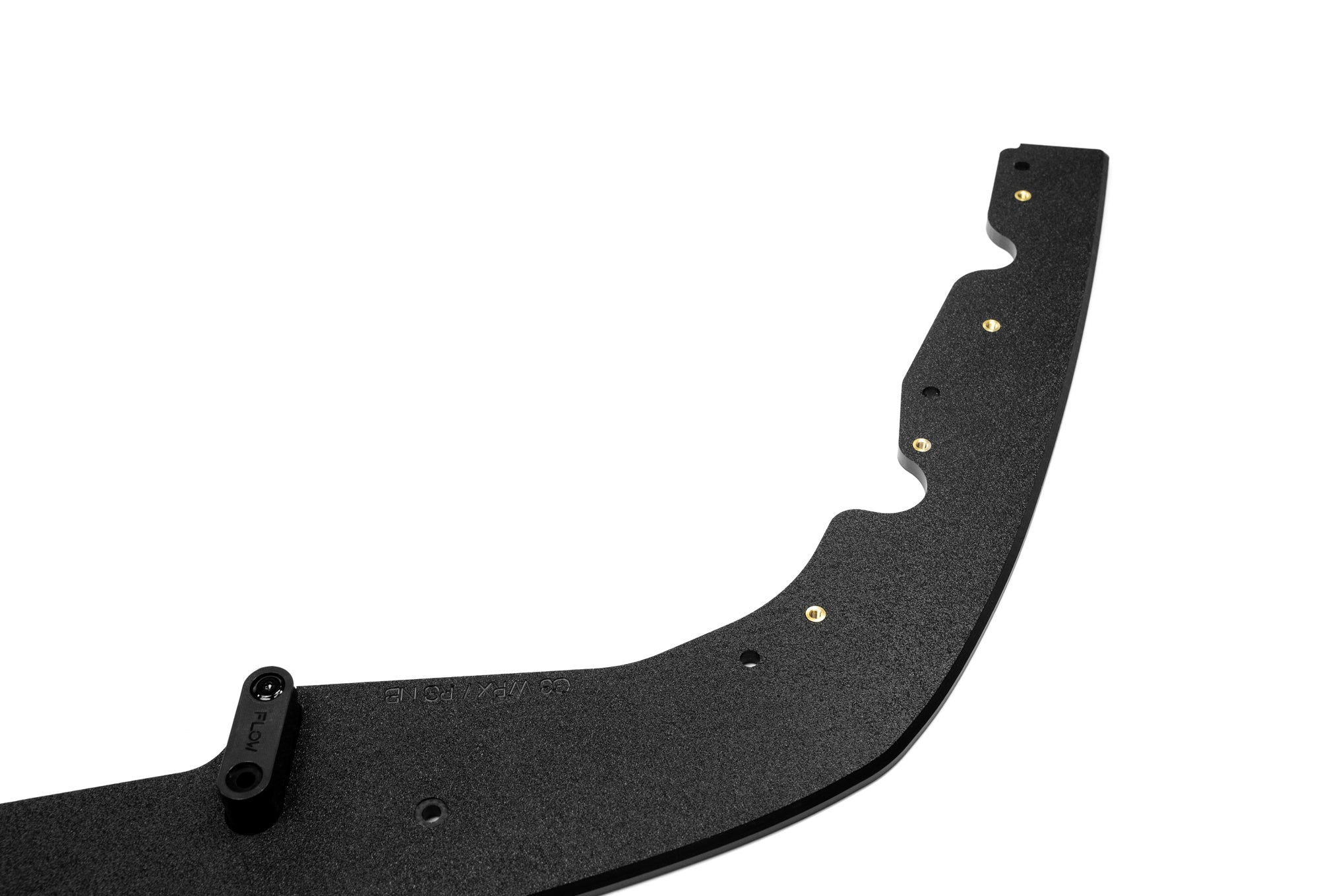 Flow Designs Impreza WRX/RS G3 Hatch PFL Front Lip Splitter & Mounting Brace - iilumolab