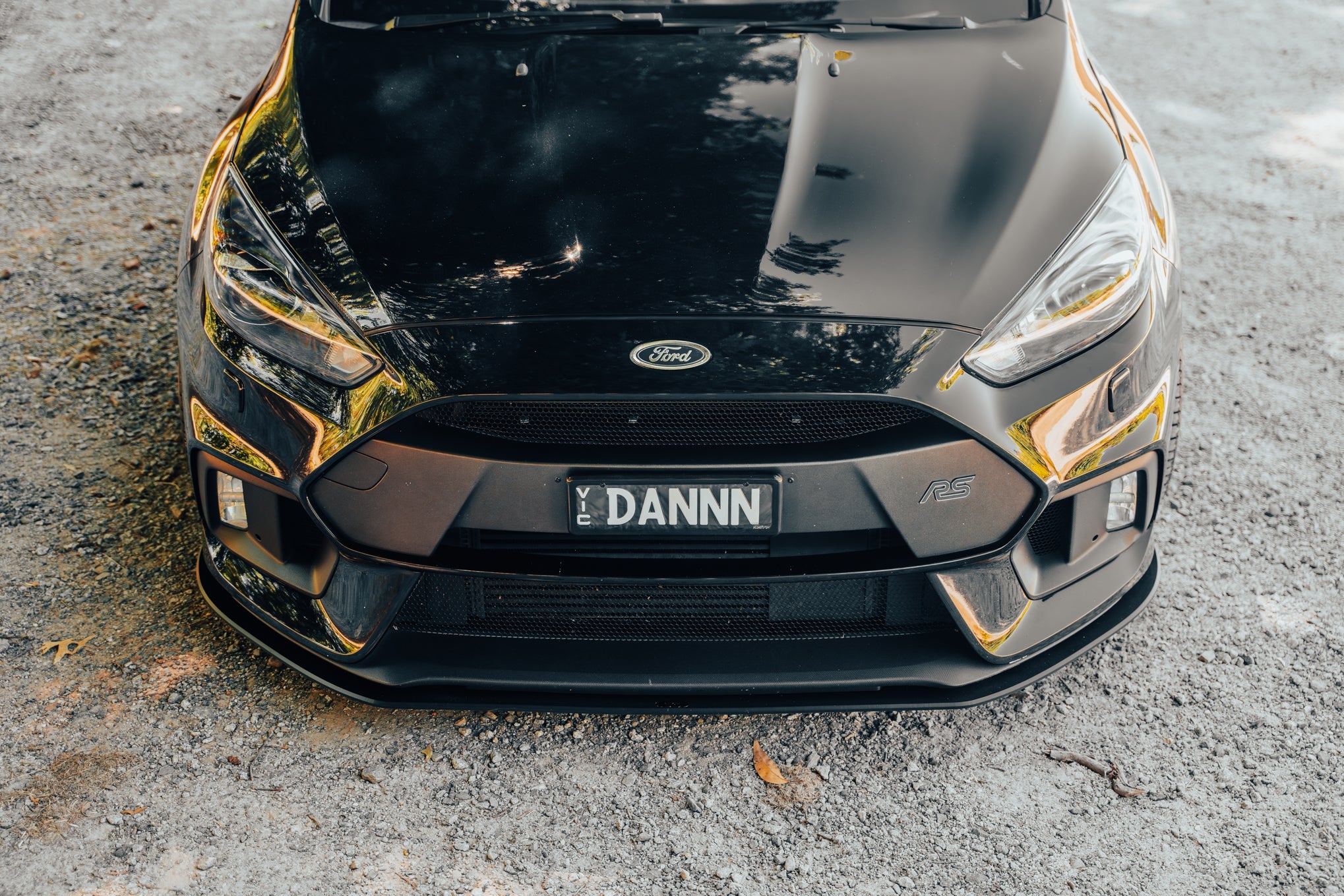 Flow Designs MK3 Focus RS Front Lip Splitter (3 Piece) & Bumper Reinforcement Bracket - iilumolab