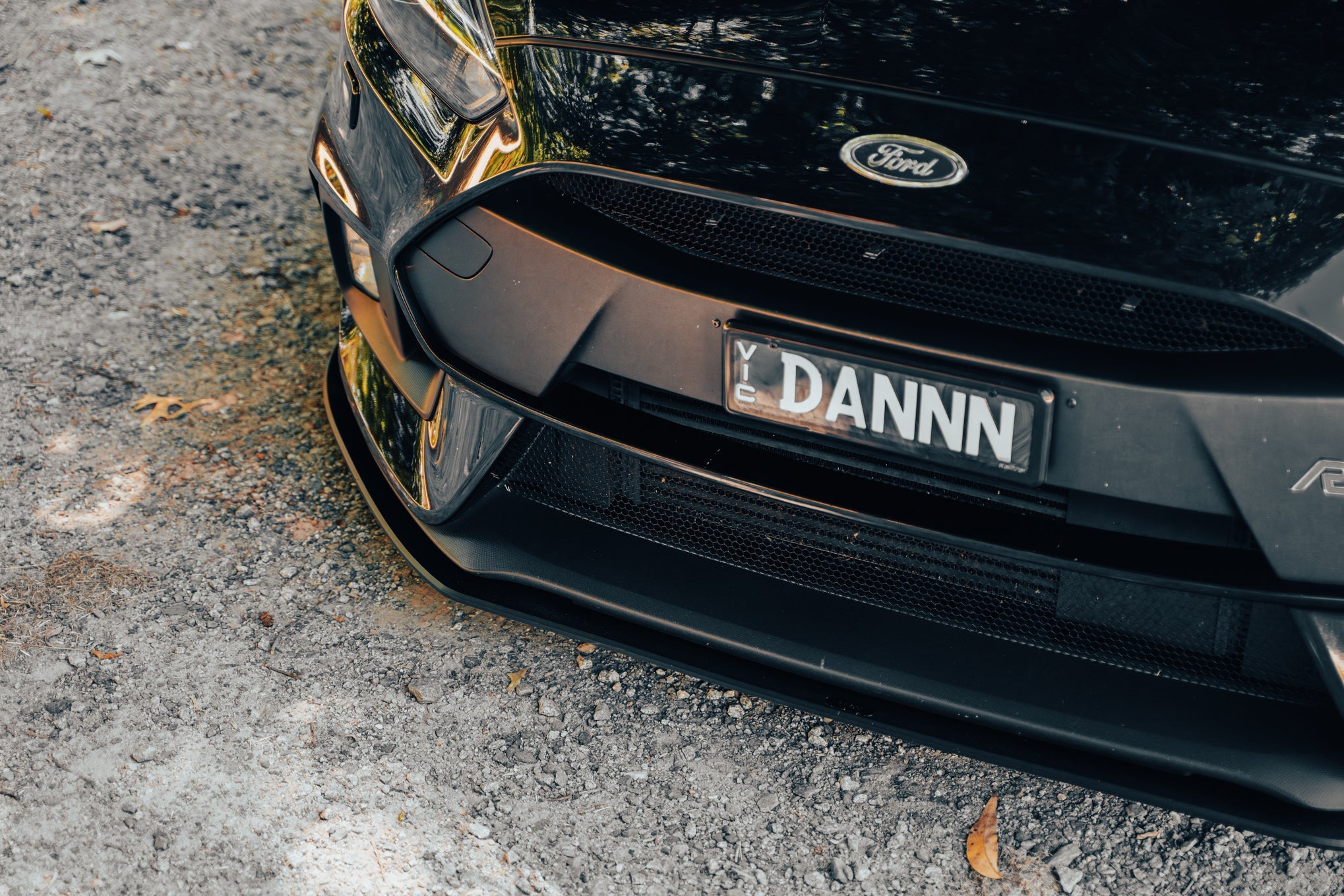 Flow Designs MK3 Focus RS Front Lip Splitter (3 Piece) & Bumper Reinforcement Bracket - iilumolab