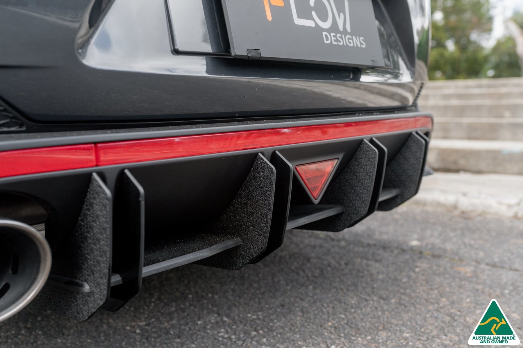 Flow Designs i30N Fastback PD FL 2022+ Flow-Lock Rear Diffuser - iilumolab