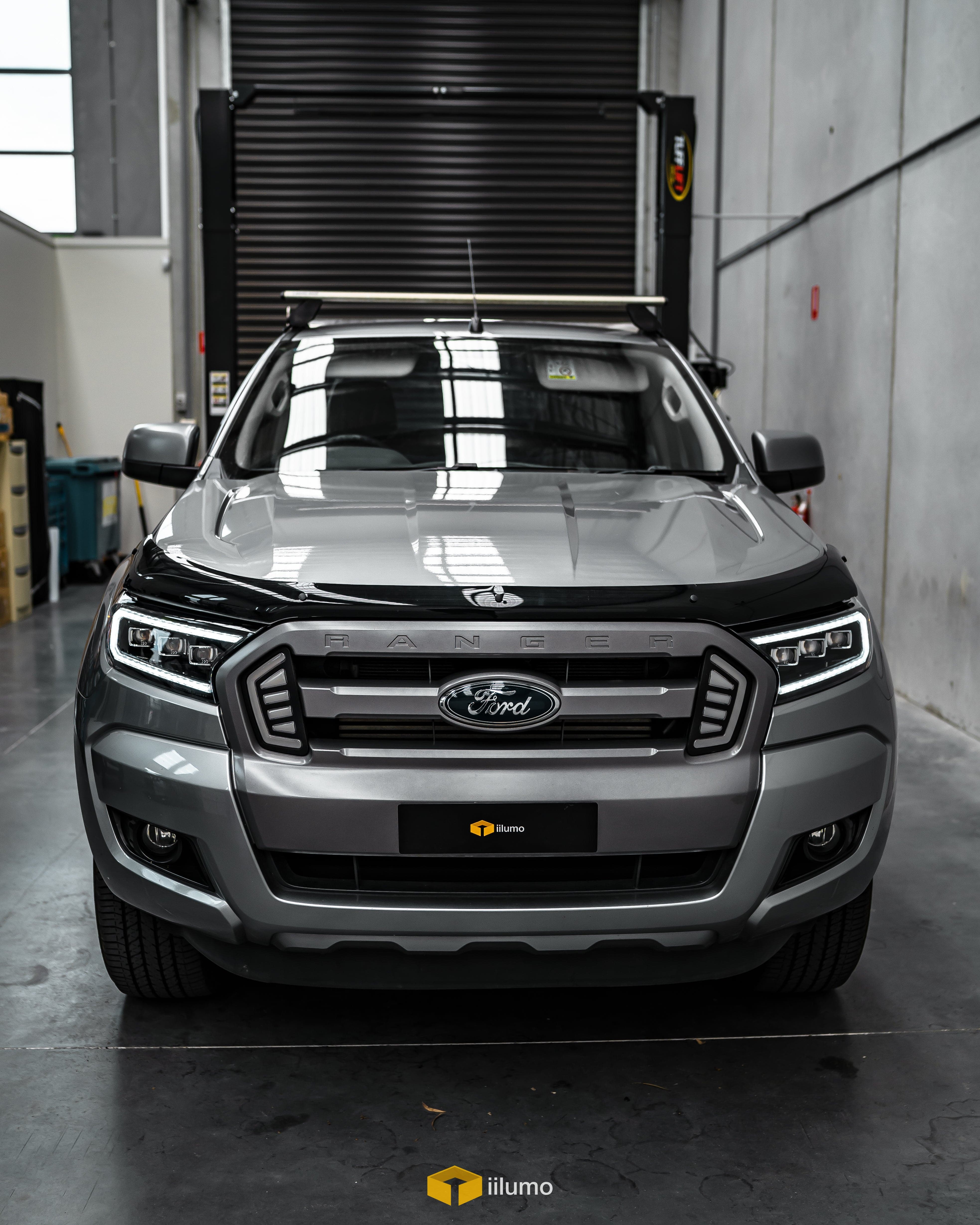 2015-2022 FORD RANGER SEQUENTIAL TRI LED HEADLIGHTS - iilumo