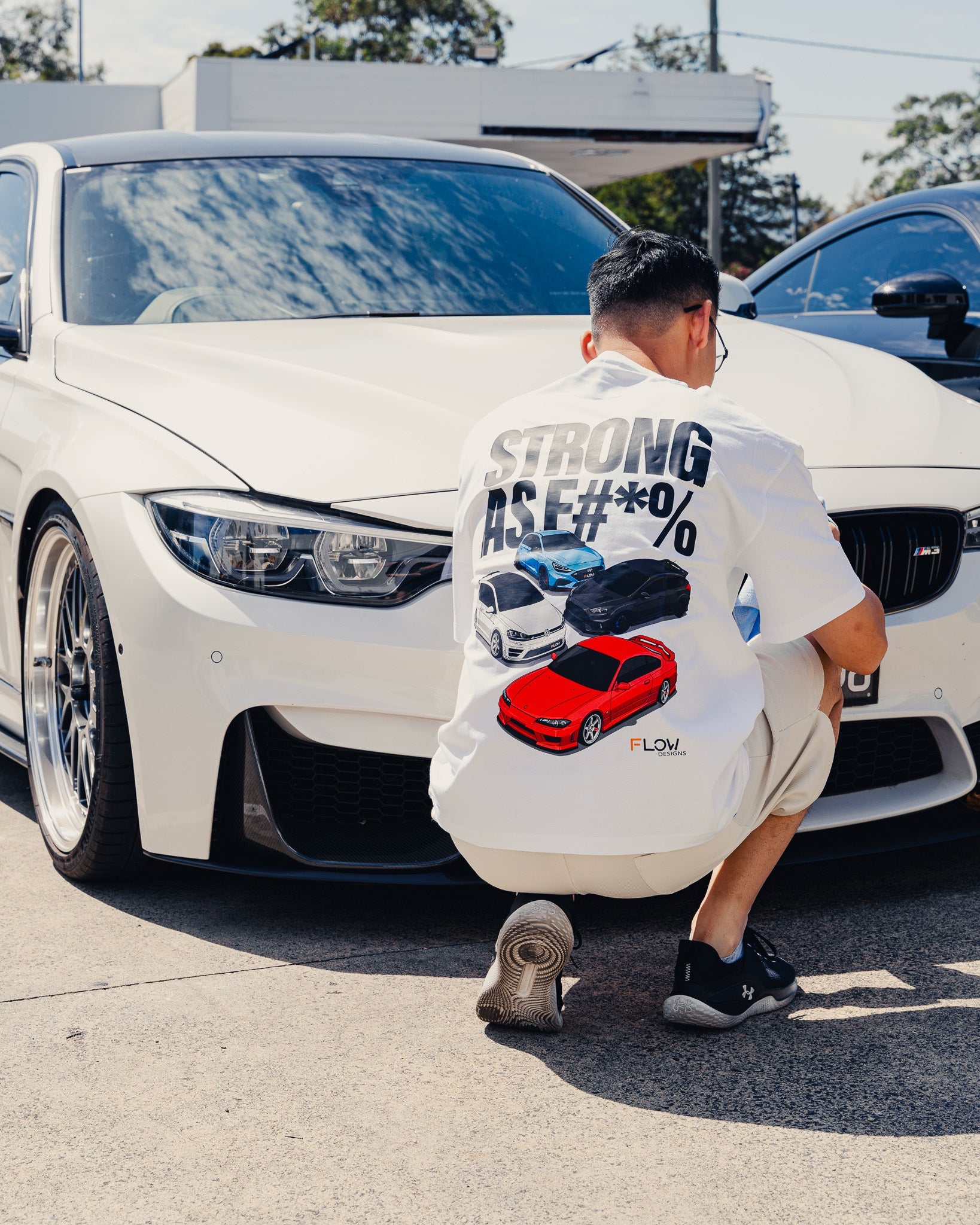 Flow Designs STRONG AS F#*% Black Label Exclusive Oversize Tee