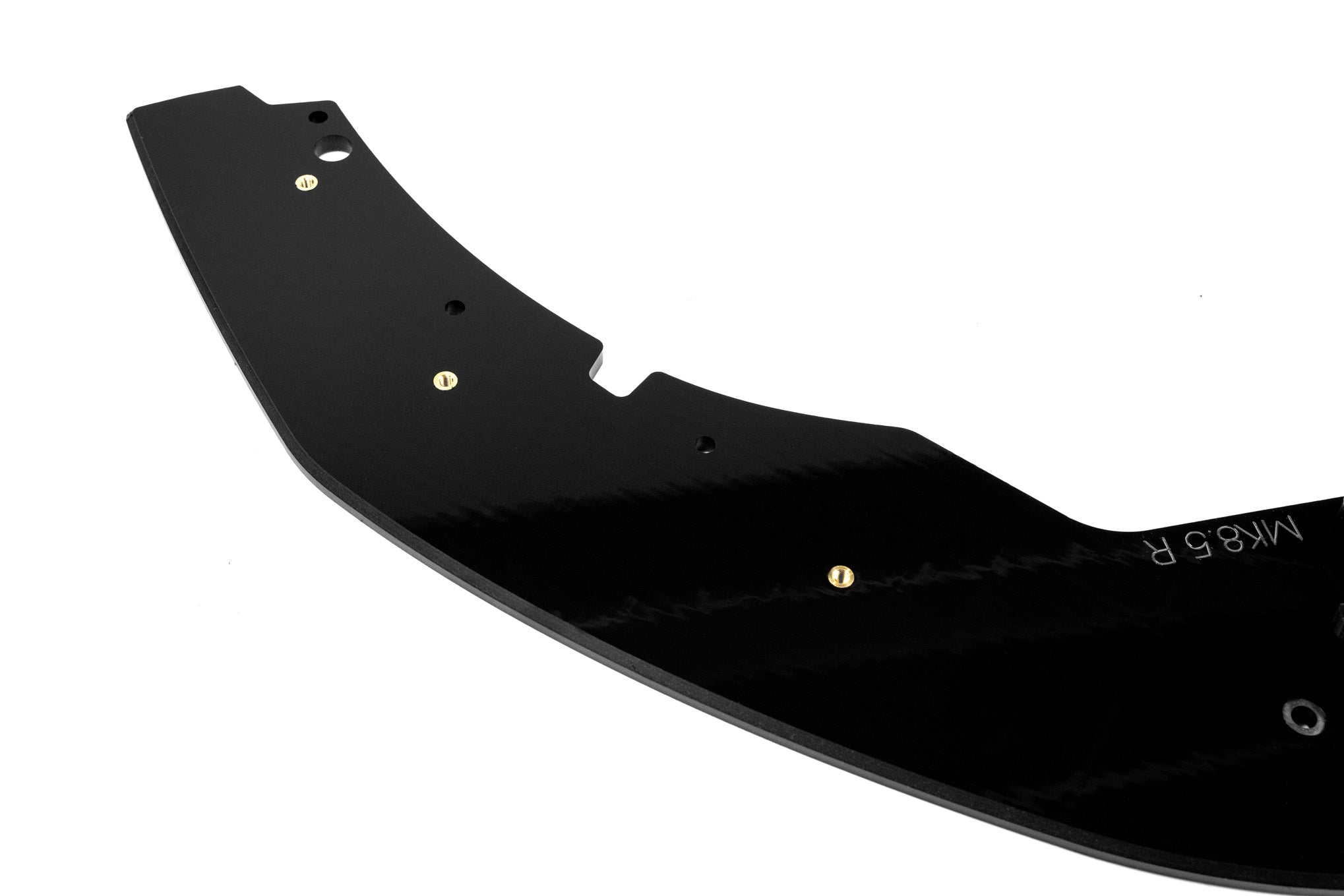 Flow Designs MK8.5 Golf R Chassis Mounted Front Lip Splitter - iilumolab