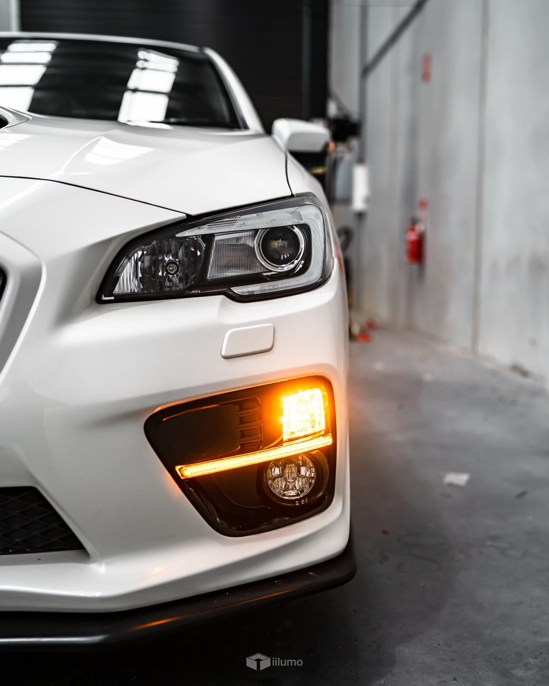 DAYTIME RUNNING LIGHT & SEQUENTIAL FOG LIGHT BEZELS : 2014-2017 SUBARU WRX / STI