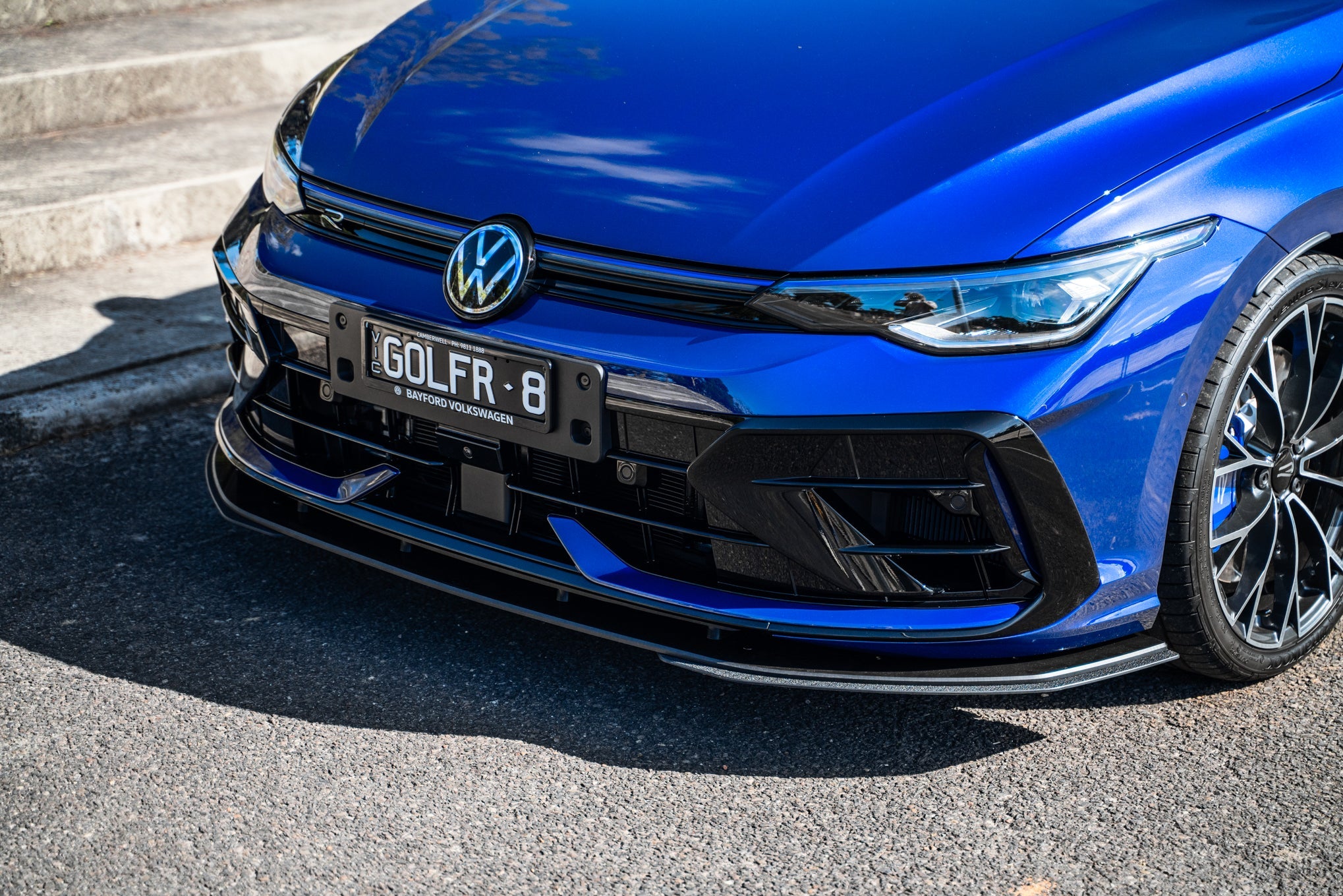 Flow Designs MK8.5 Golf R Front Lip Splitter Extensions (Pair) - iilumolab
