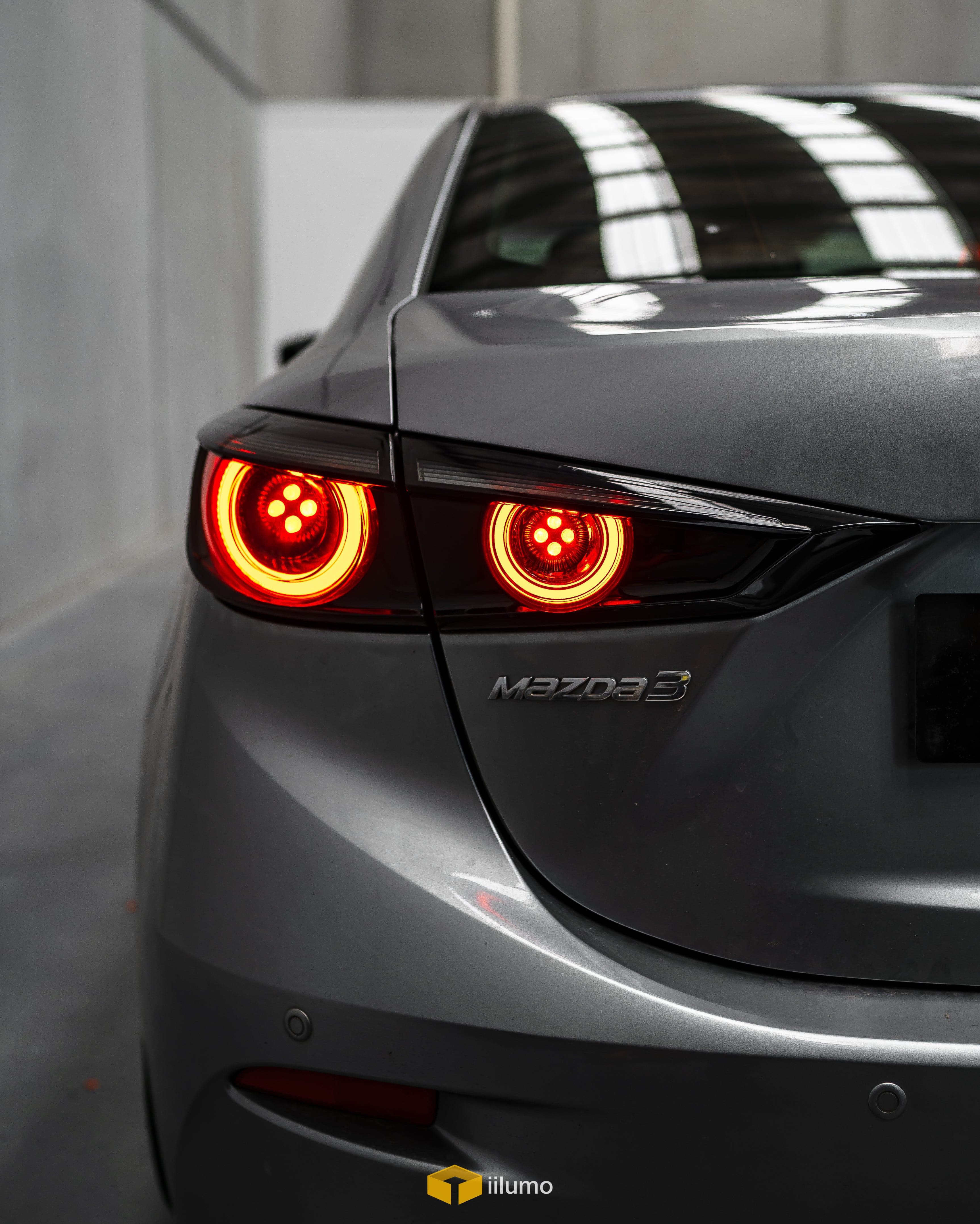 2014-2018 MAZDA 3 SEDAN SEQUENTIAL LED TAIL LIGHTS - iilumo