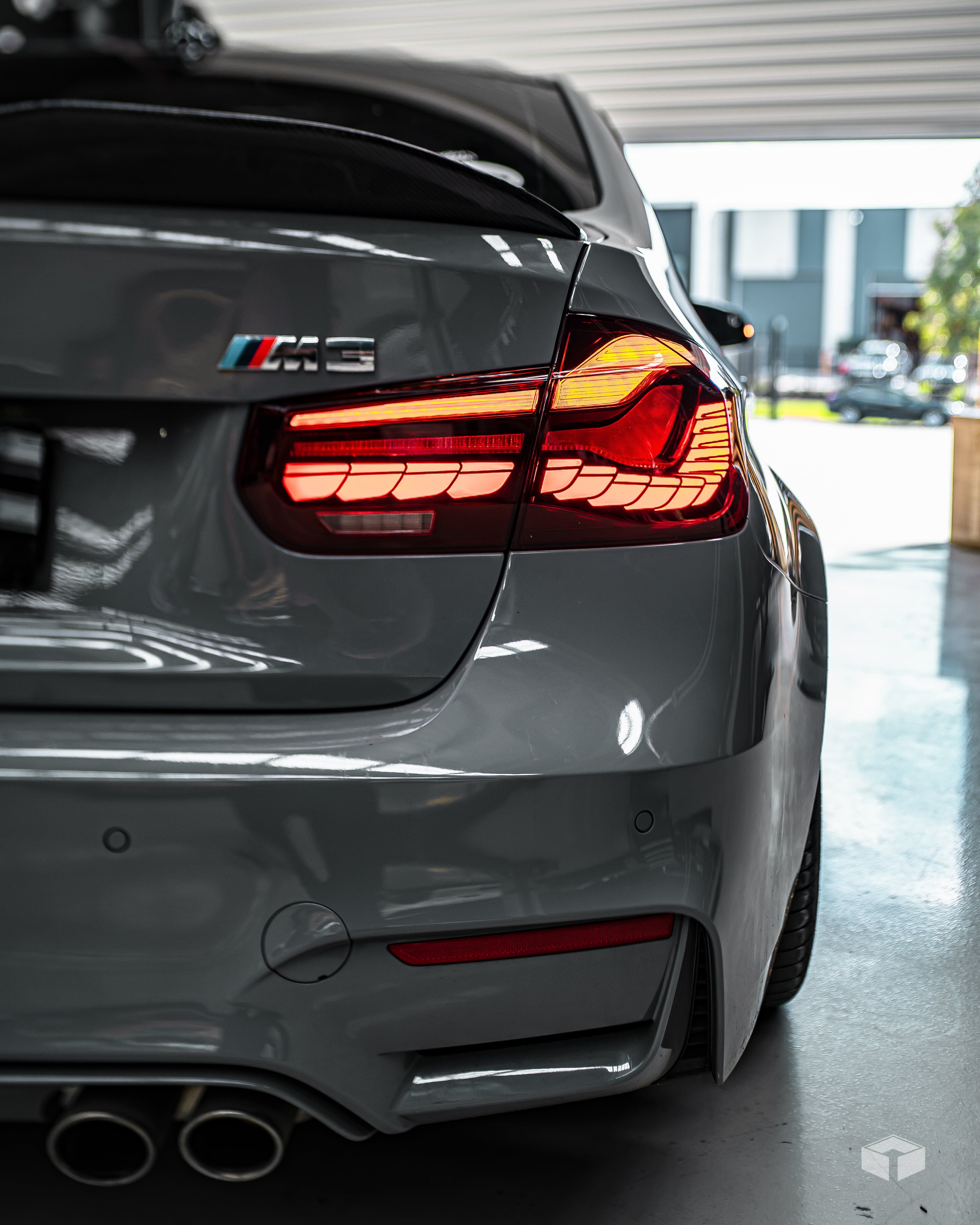 2012-2018 BMW F80 F30 F35 3 SERIES OLED SEQUENTIAL TAIL LIGHTS - iilumo