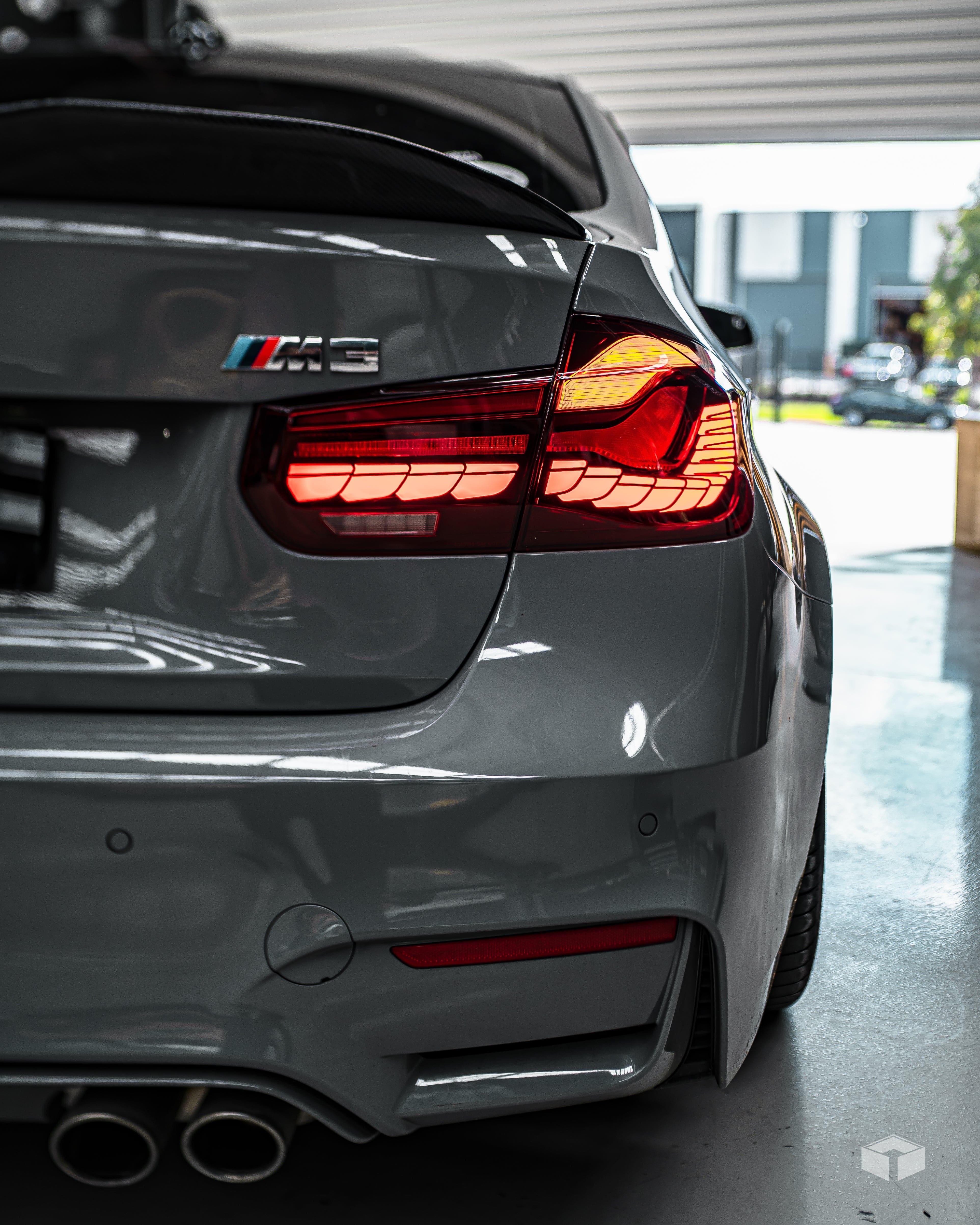 2012-2018 BMW F80 F30 F35 3 SERIES OLED SEQUENTIAL TAIL LIGHTS - iilumo