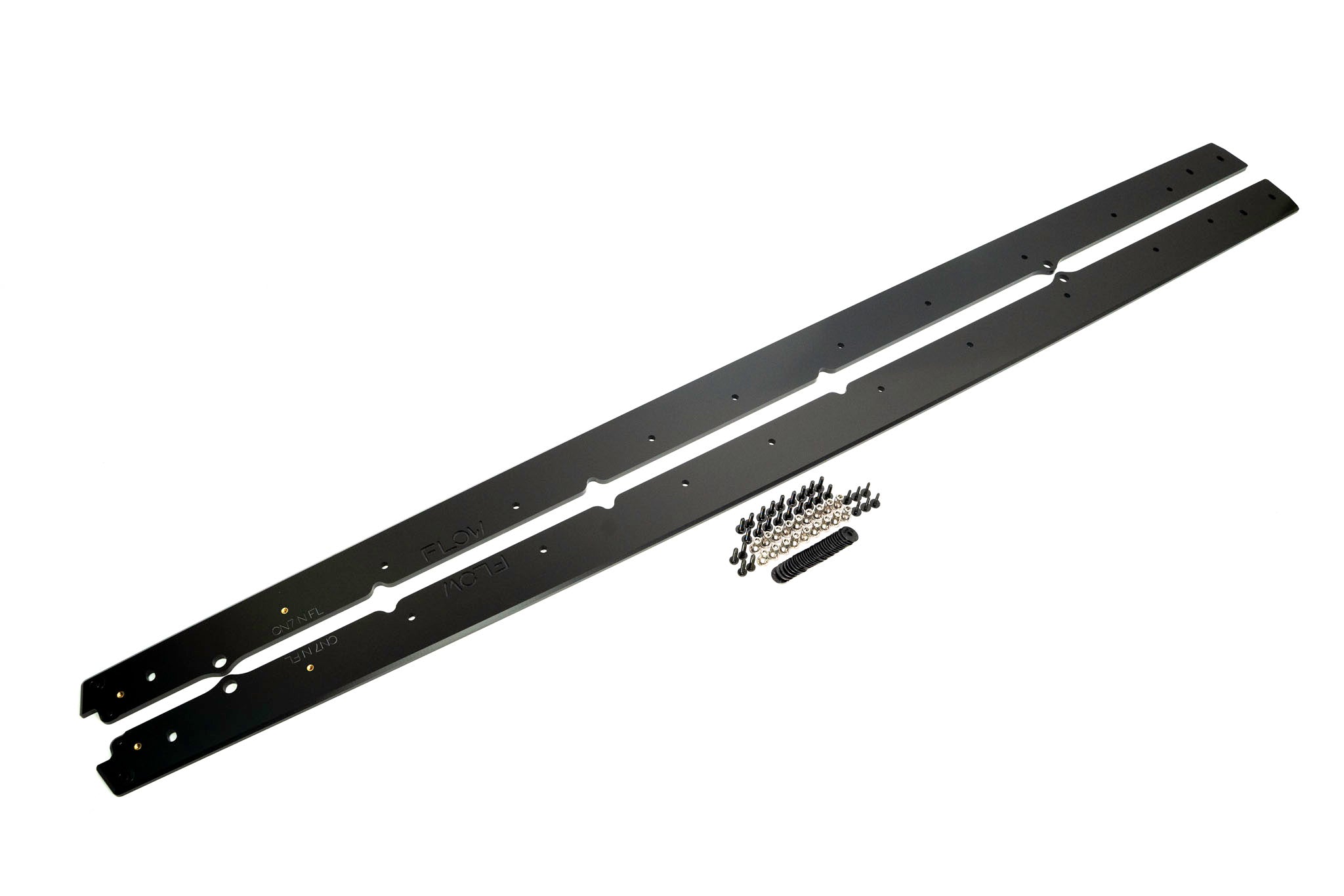 Flow Designs EX-DISPLAY - CN7 V2 i30N Sedan FL 2024 Side Skirt Splitters (Pair) - GLOSS BLACK - iilumolab
