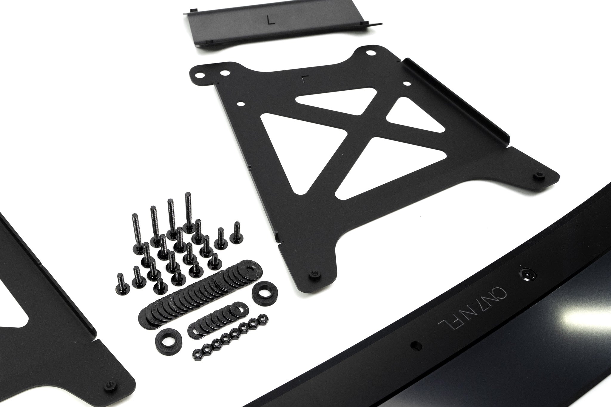 Flow Designs CN7 V2 Elantra N Sedan Facelift V2 - 2024+ Front Lip Splitter & Mounting Brackets (Pair) - iilumolab