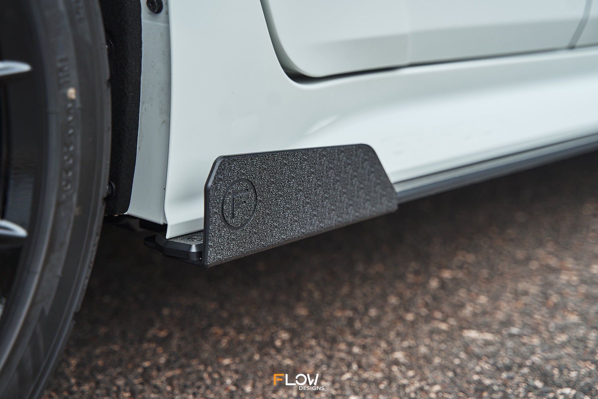 Flow Designs Corolla GR Side Skirt Splitters (TEXTURED: Pair) - iilumolab