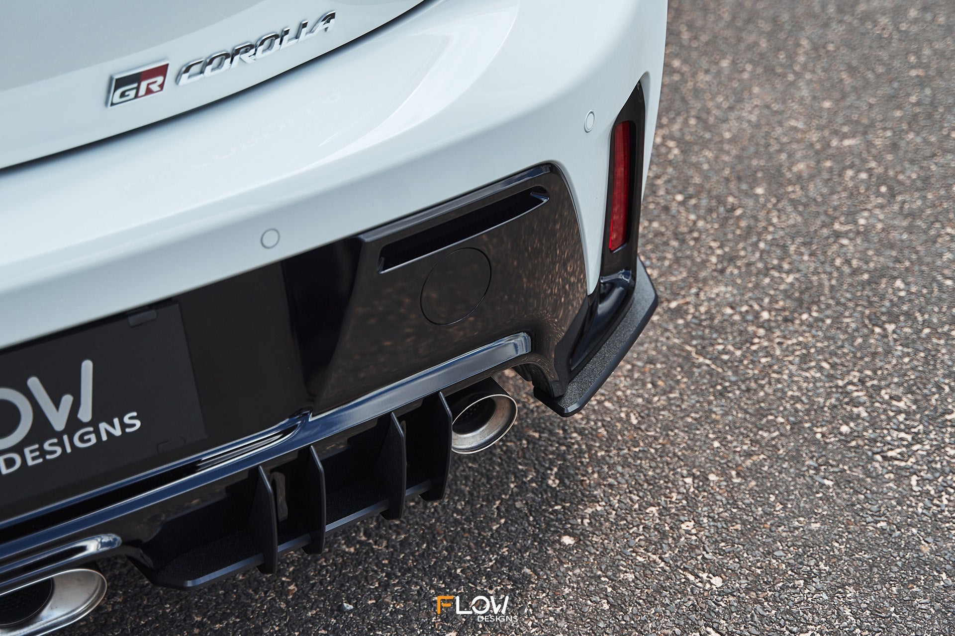 Flow Designs Corolla GR Rear Spats (TEXTURED; Pair) - iilumolab