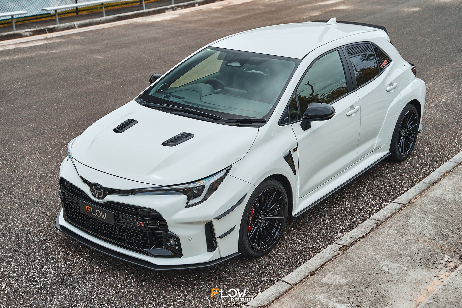 Flow Designs Corolla GR Side Skirt Splitters (GLOSS: Pair) - iilumolab