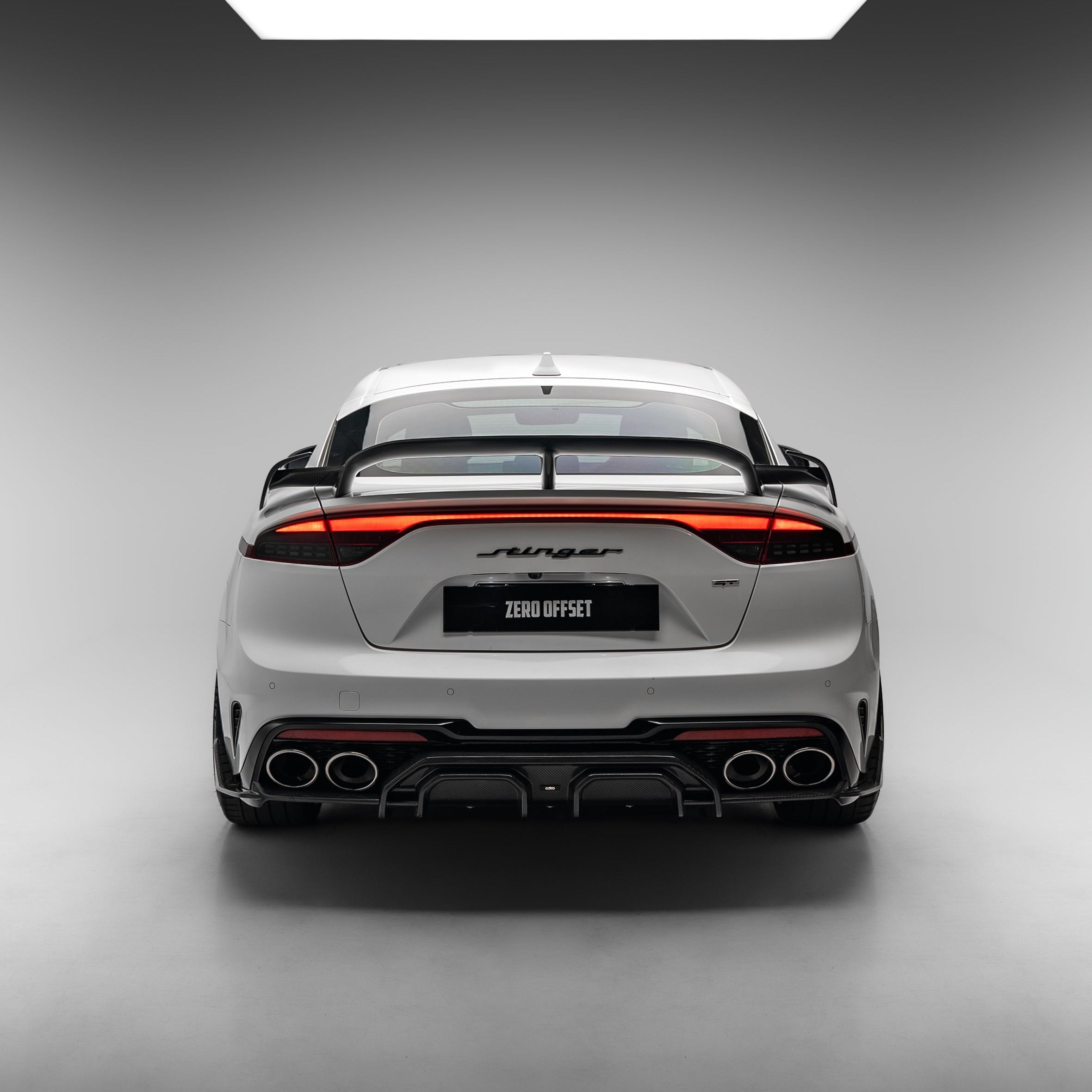 Kia Stinger Rear Carbon Fiber Diffuser V4 2021-2023