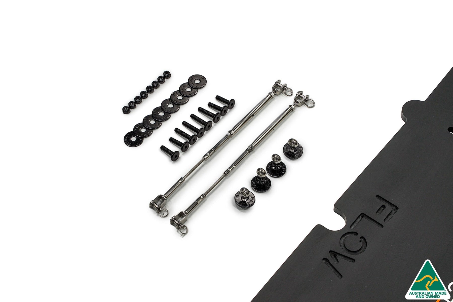 Flow Designs Toyota 86 (GT86/FT86) Front Lip Splitter V2 (With Support Rods) - iilumolab