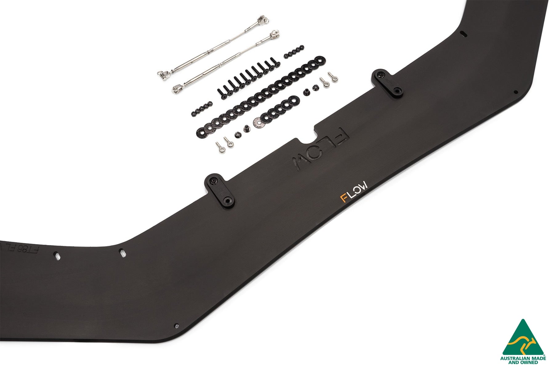 Flow Designs Toyota 86 (Facelift) Front Lip Splitter V2 (With Support Rods) - iilumolab