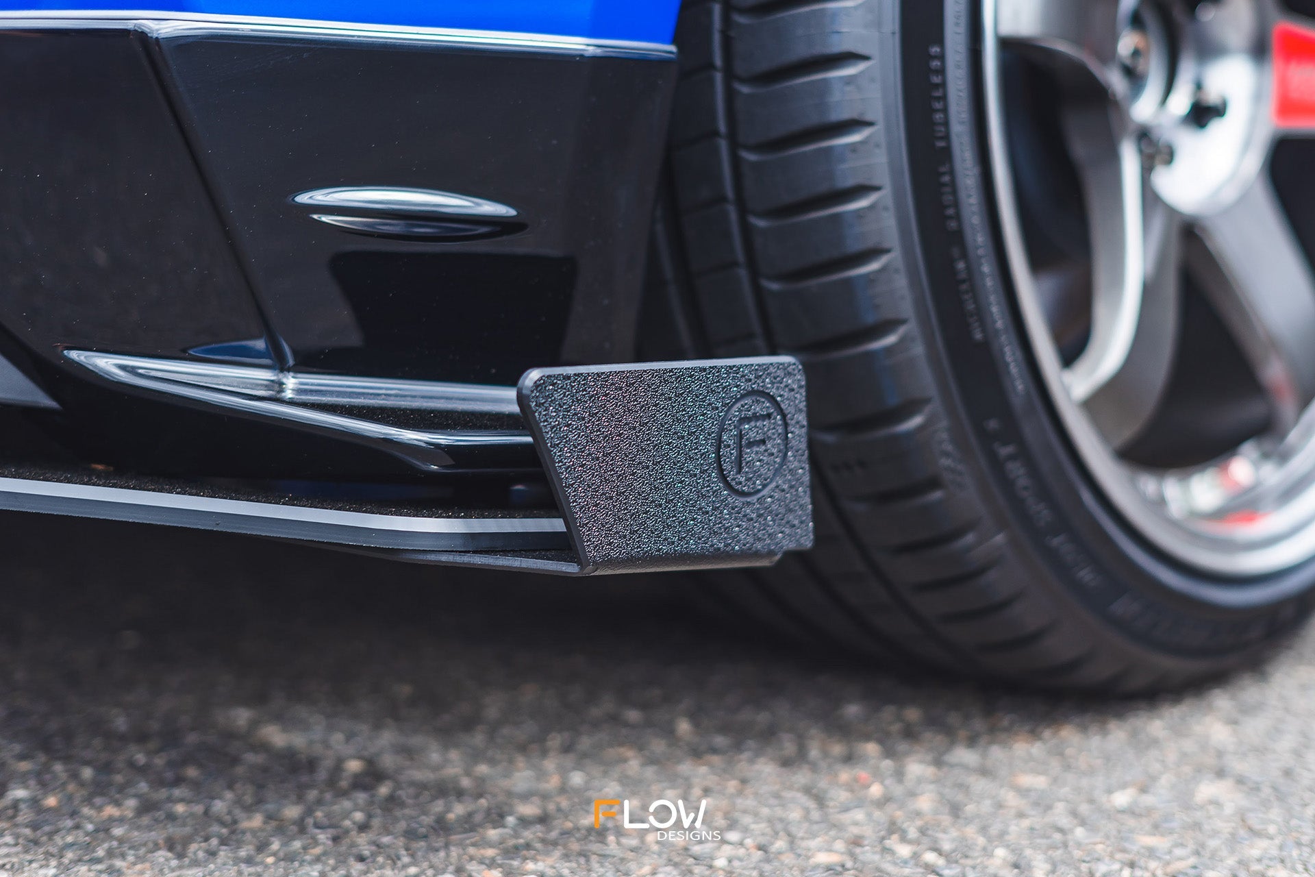 Flow Designs ZD8 BRZ STI Rear Spat Winglets (Pair) - iilumolab