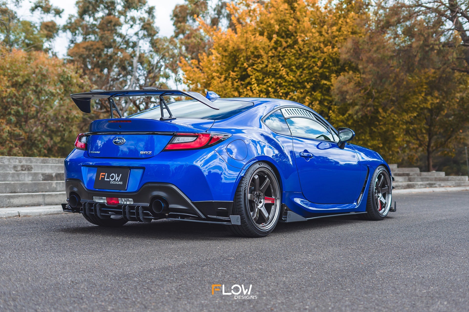 ZD8 BRZ STI Rear Spats (GLOSS; Pair) - iilumolab