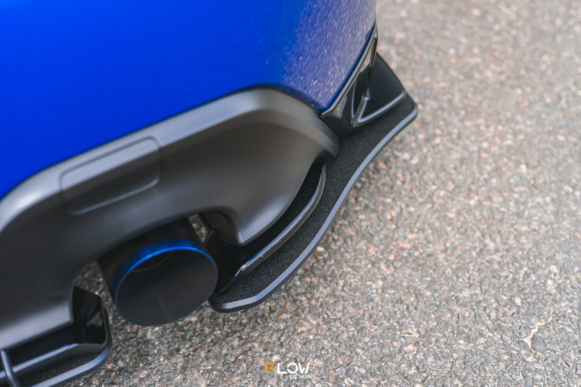 Flow Designs ZD8 BRZ STI Rear Spats (TEXTURED; Pair) - iilumolab