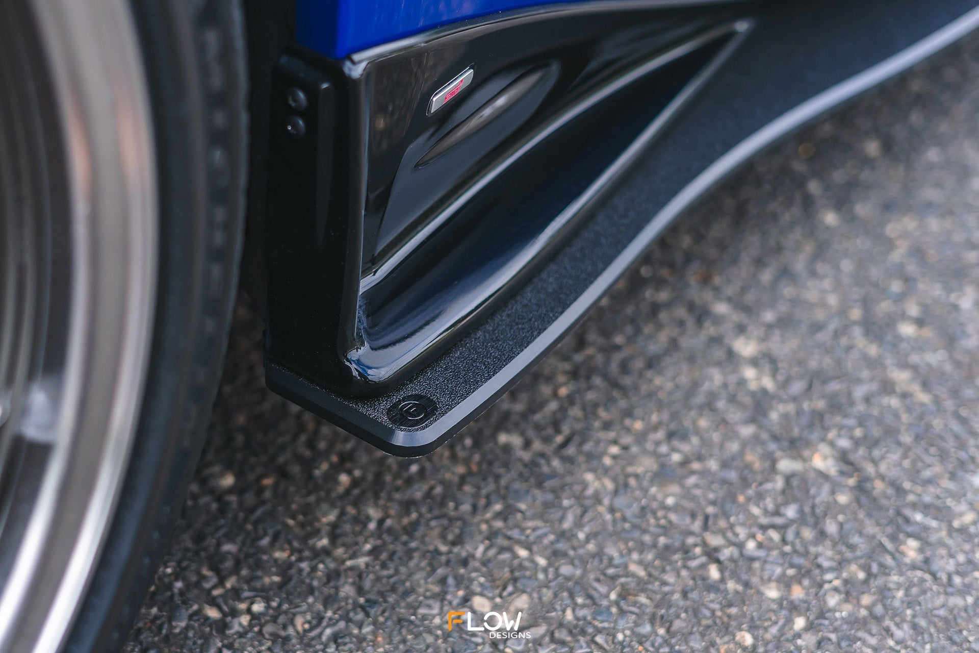 Flow Designs ZD8 BRZ STI Side Skirt Splitters (TEXTURED: Pair) - iilumolab