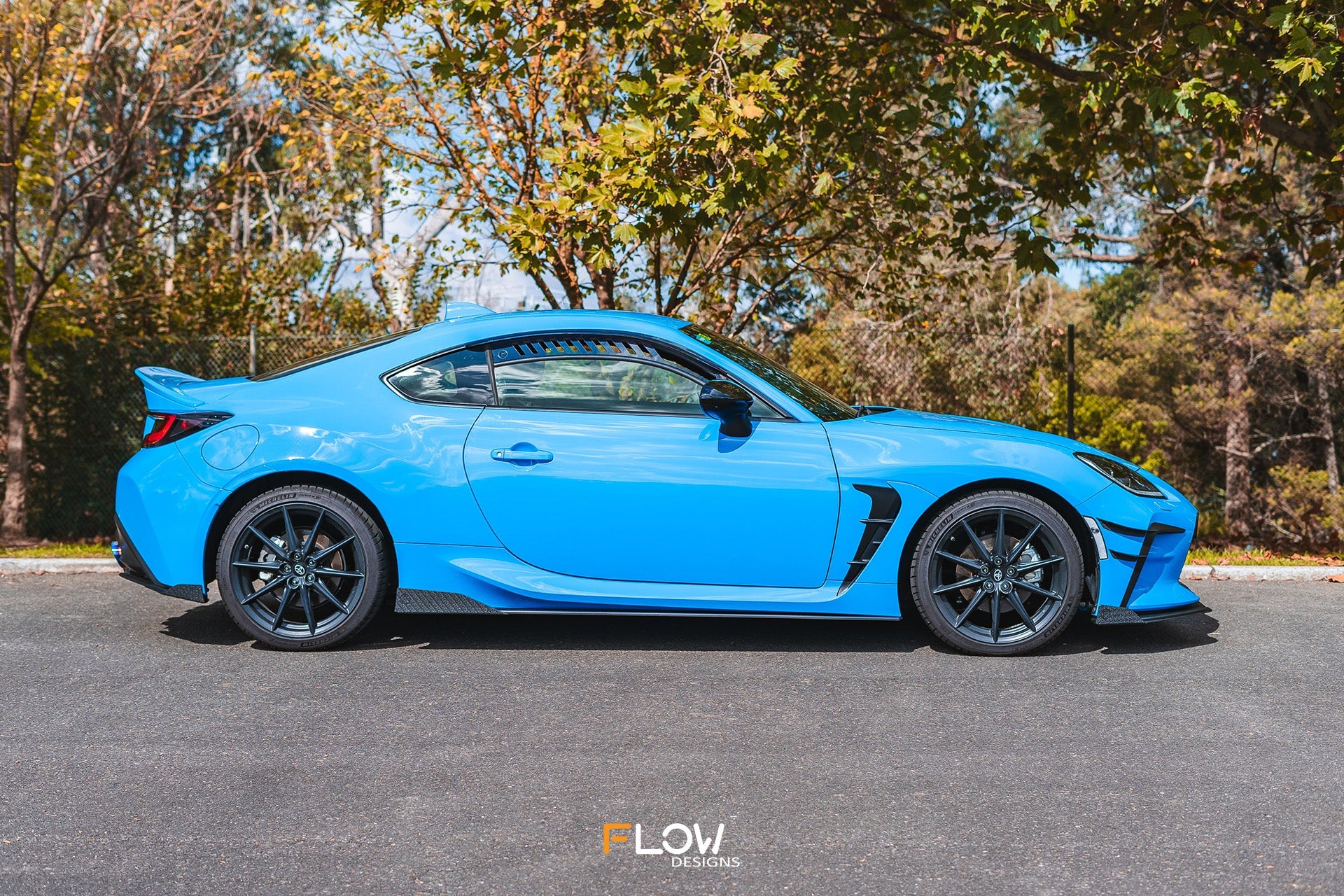 ZN8 GR86 Side Skirt Splitters (TEXTURED: Pair) - iilumolab