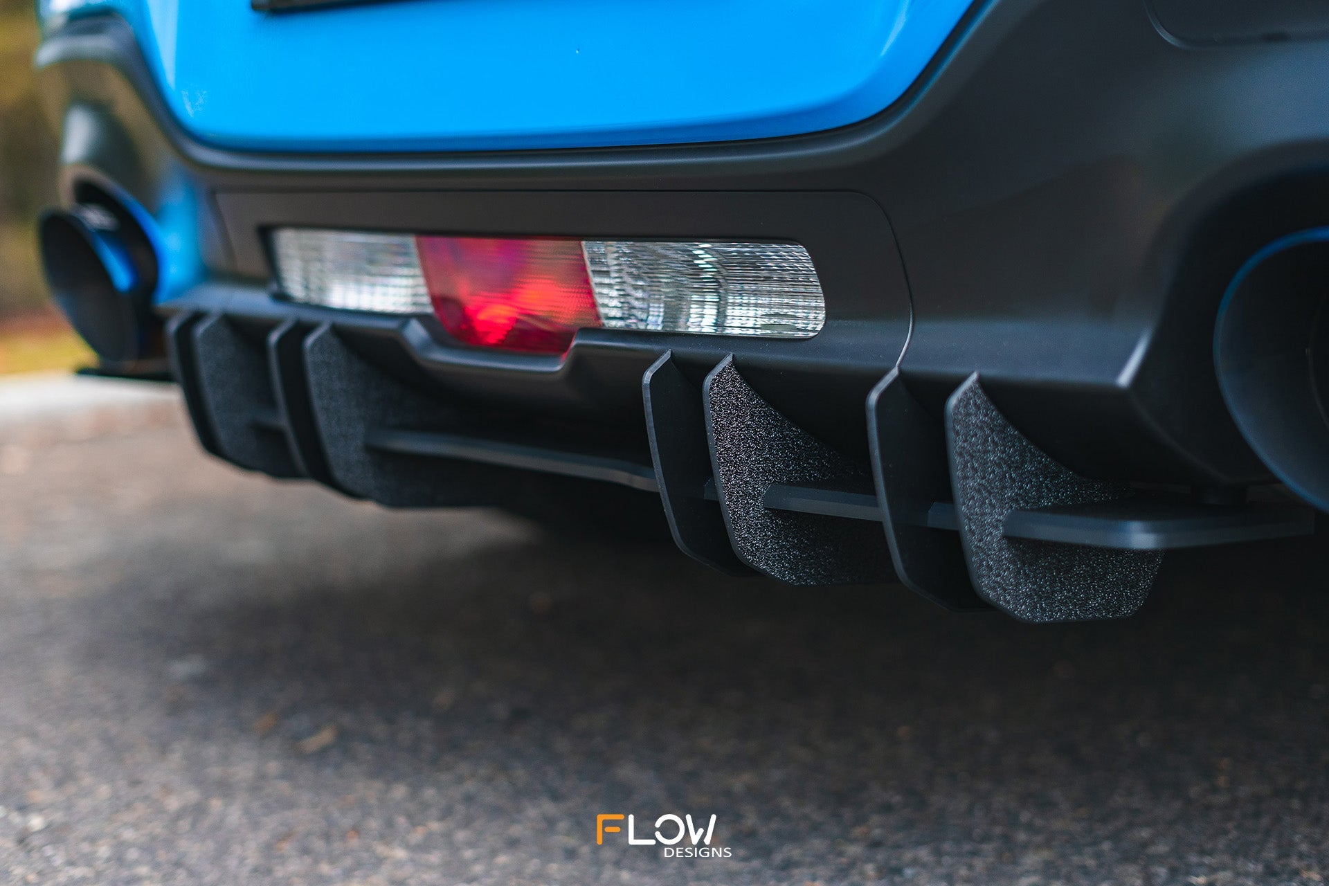 ZN8 GR86 Flow-Lock Rear Diffuser (TEXTURED) - iilumolab
