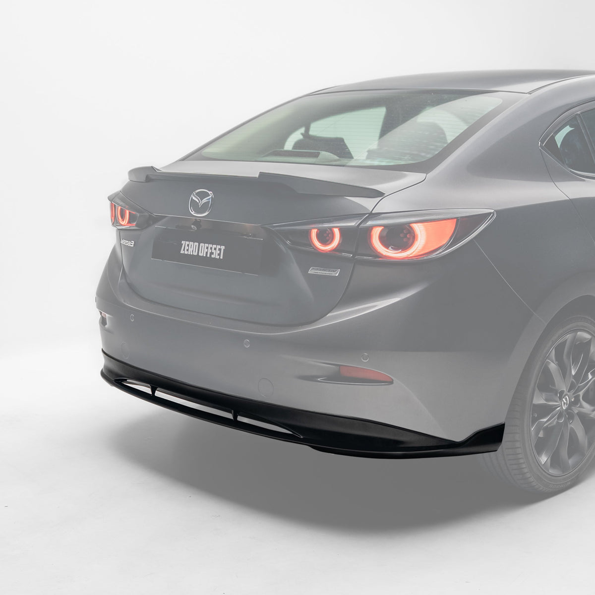 Kuroi Style Rear Diffuser for Mazda 3 BN/BM Sedan 2013-2018