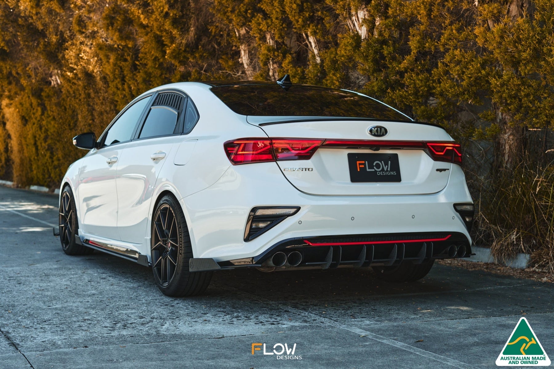 Flow Designs Cerato GT Sedan PFL Flow-Lock Rear Diffuser - iilumolab