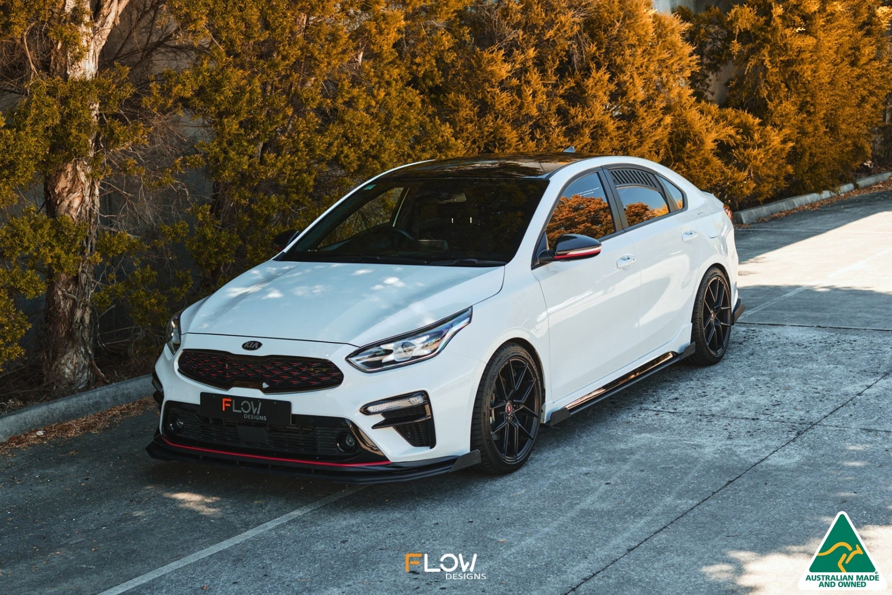Flow Designs Cerato GT PFL Front Lip Splitter Winglets (Pair) - iilumolab
