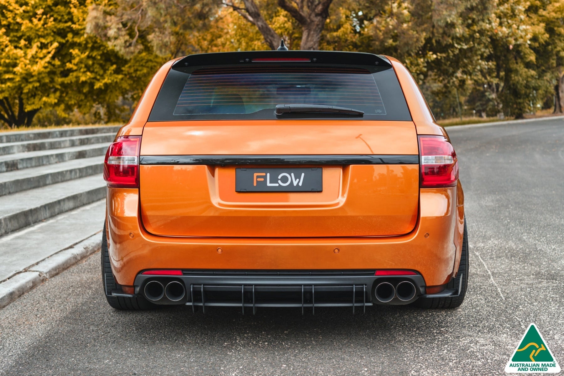 Flow Designs VF Commodore S2 Wagon Flow-Lock Rear Diffuser - iilumolab